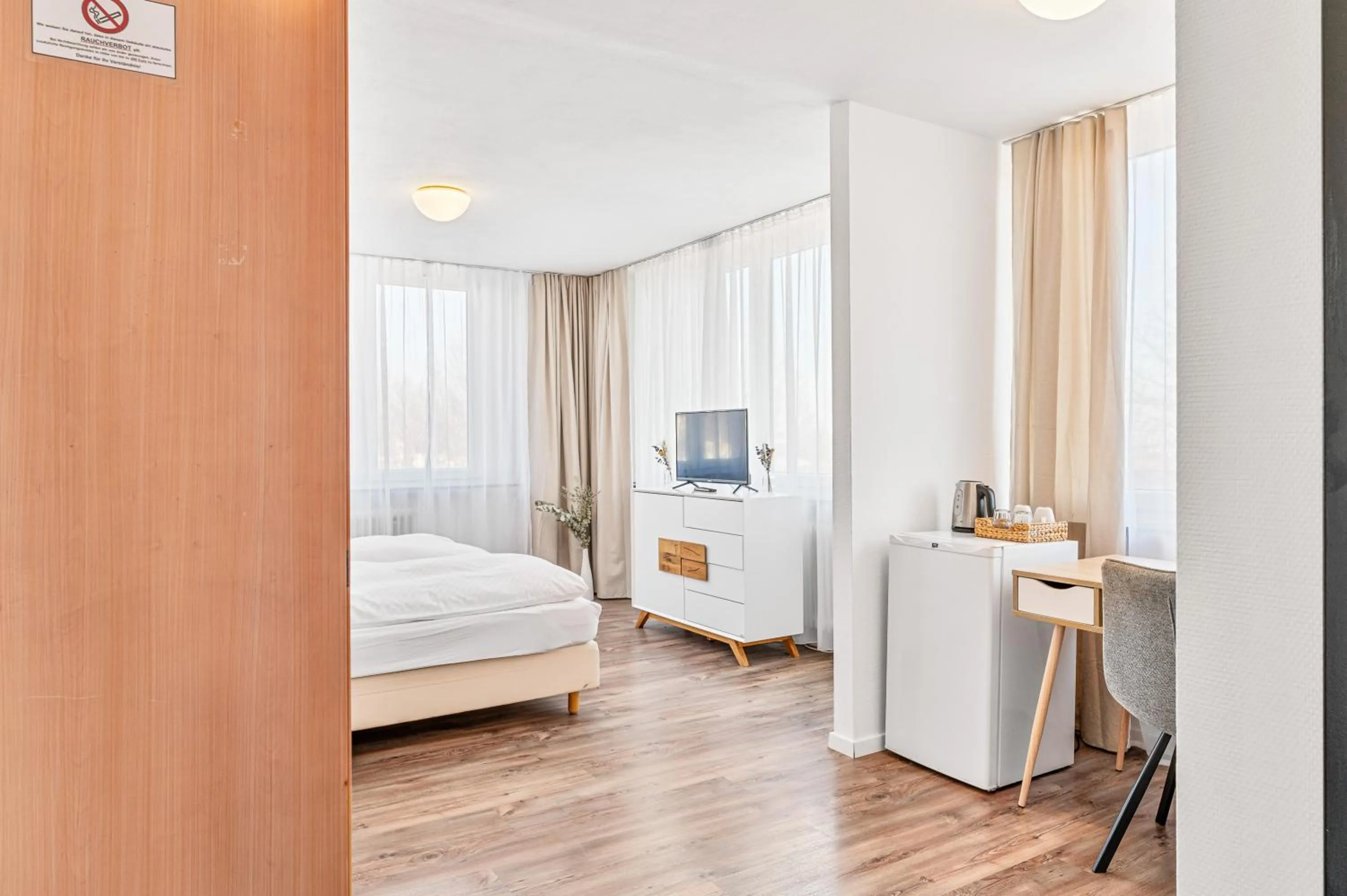 Bed in Atelier Guesthouse