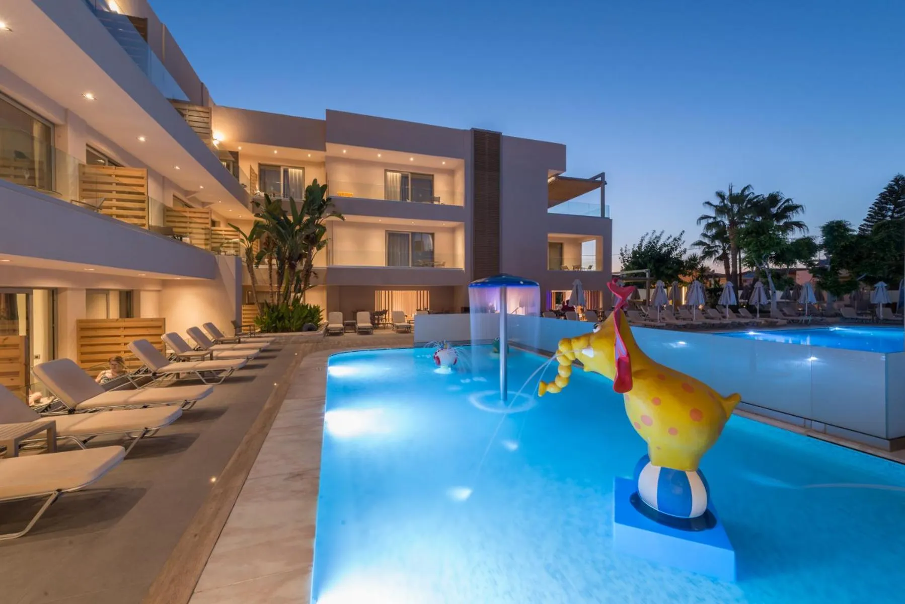 Swimming pool in Cactus Beach Hotel