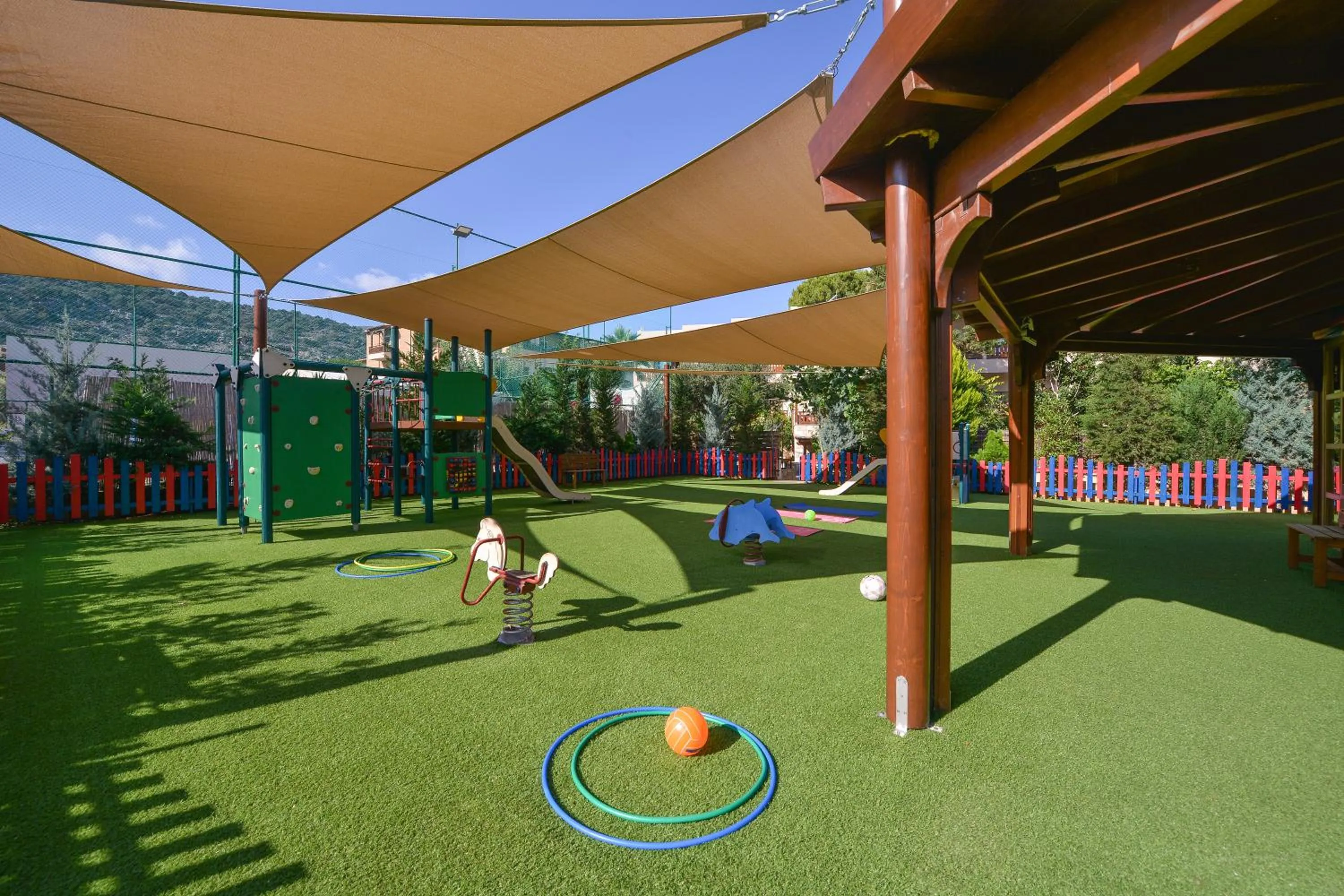 Children play ground in Cactus Beach Hotel