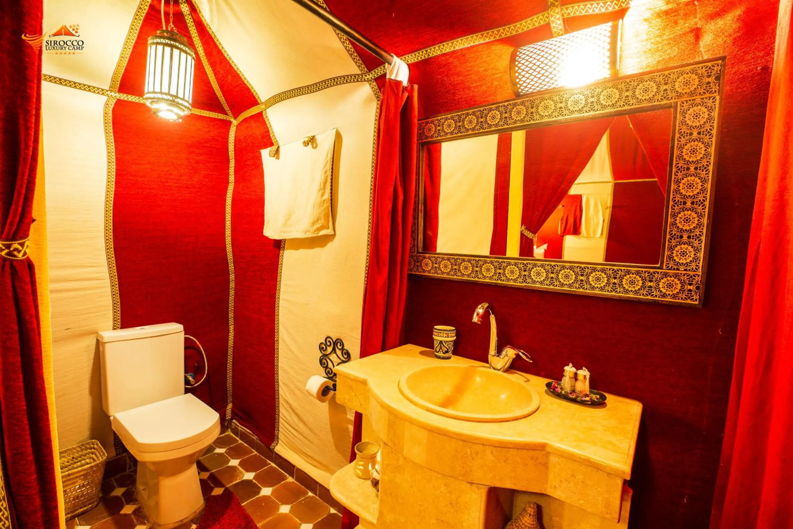 Shower in Sirocco Luxury Camp