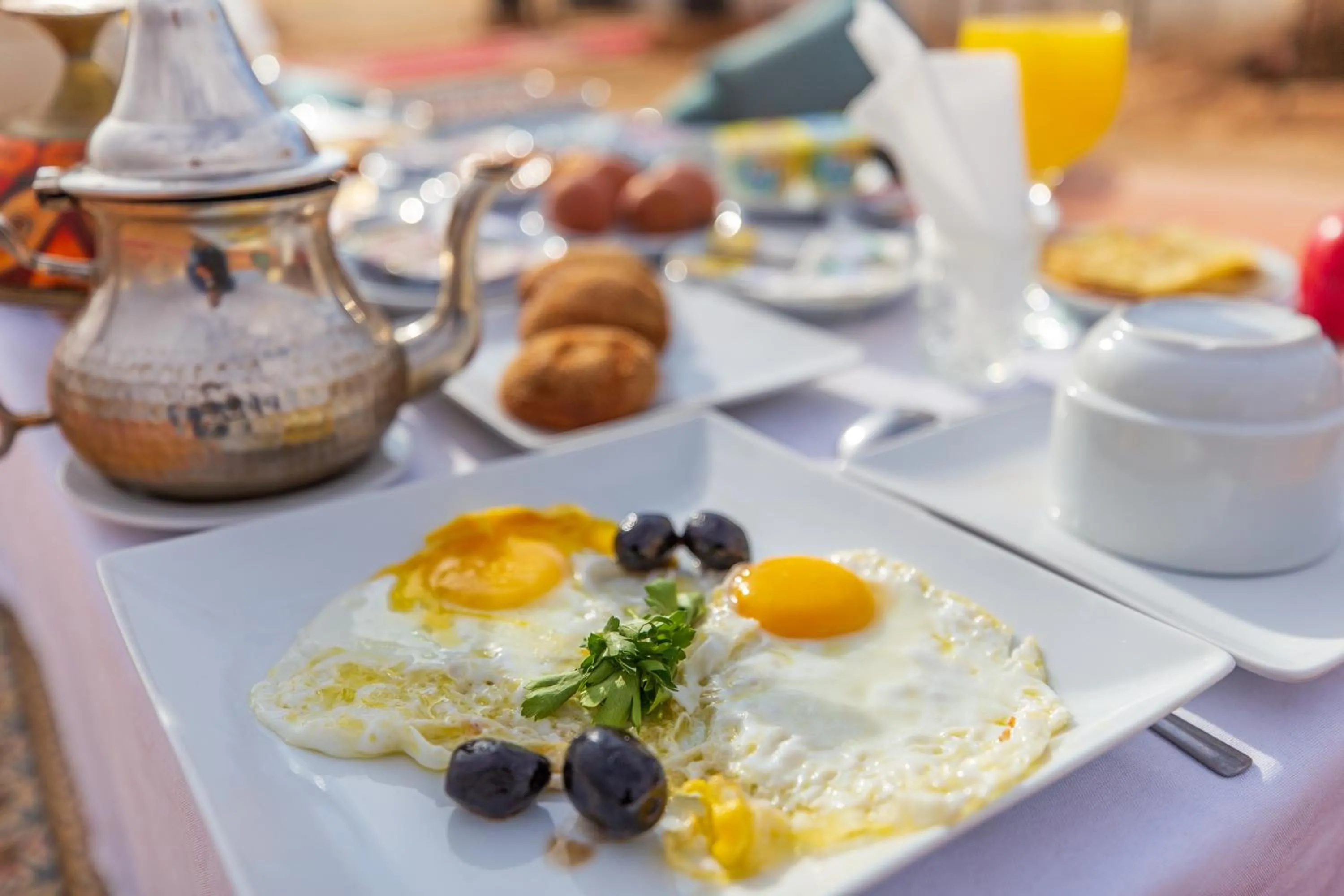 Food and drinks in Sirocco Luxury Camp