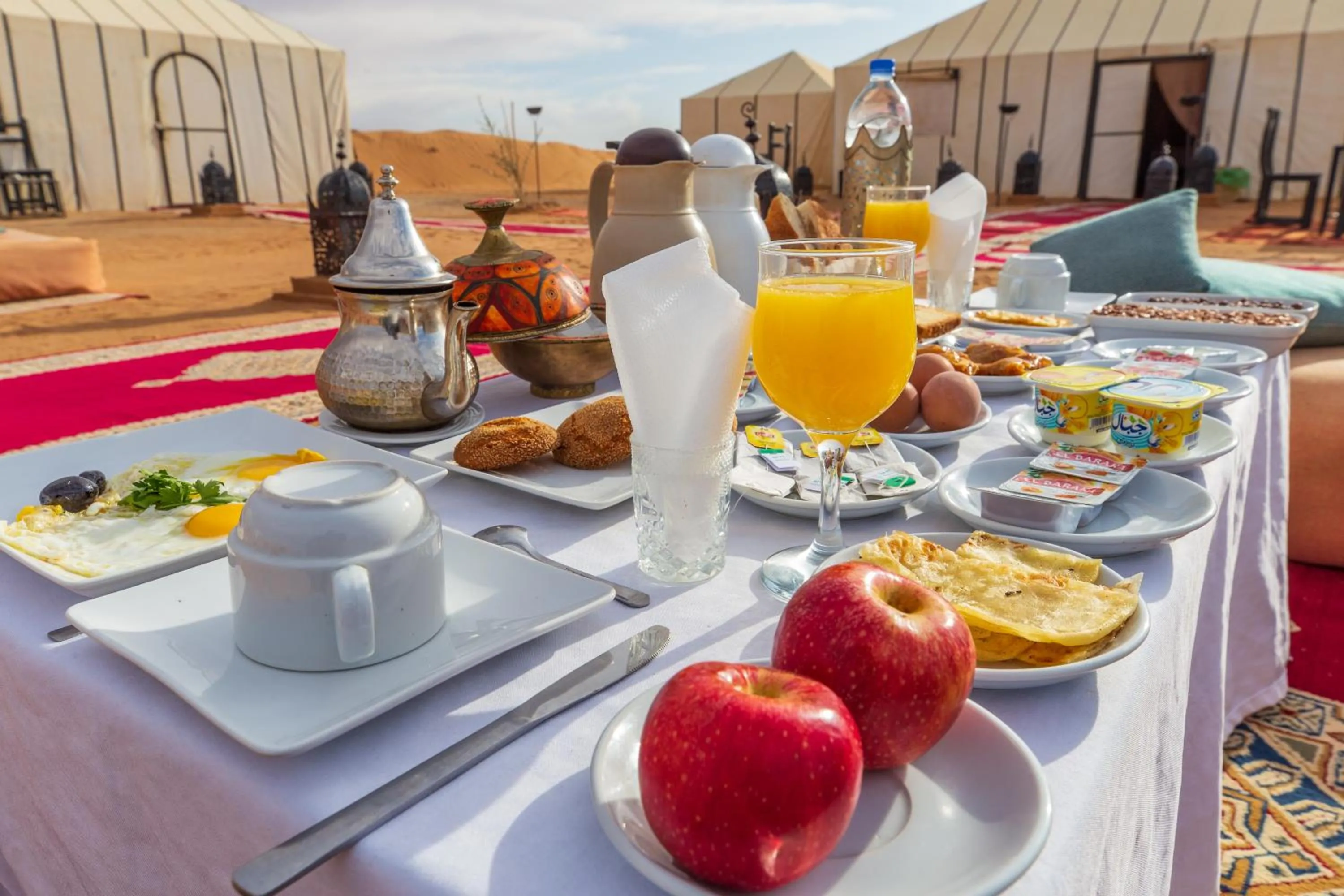 Food in Sirocco Luxury Camp