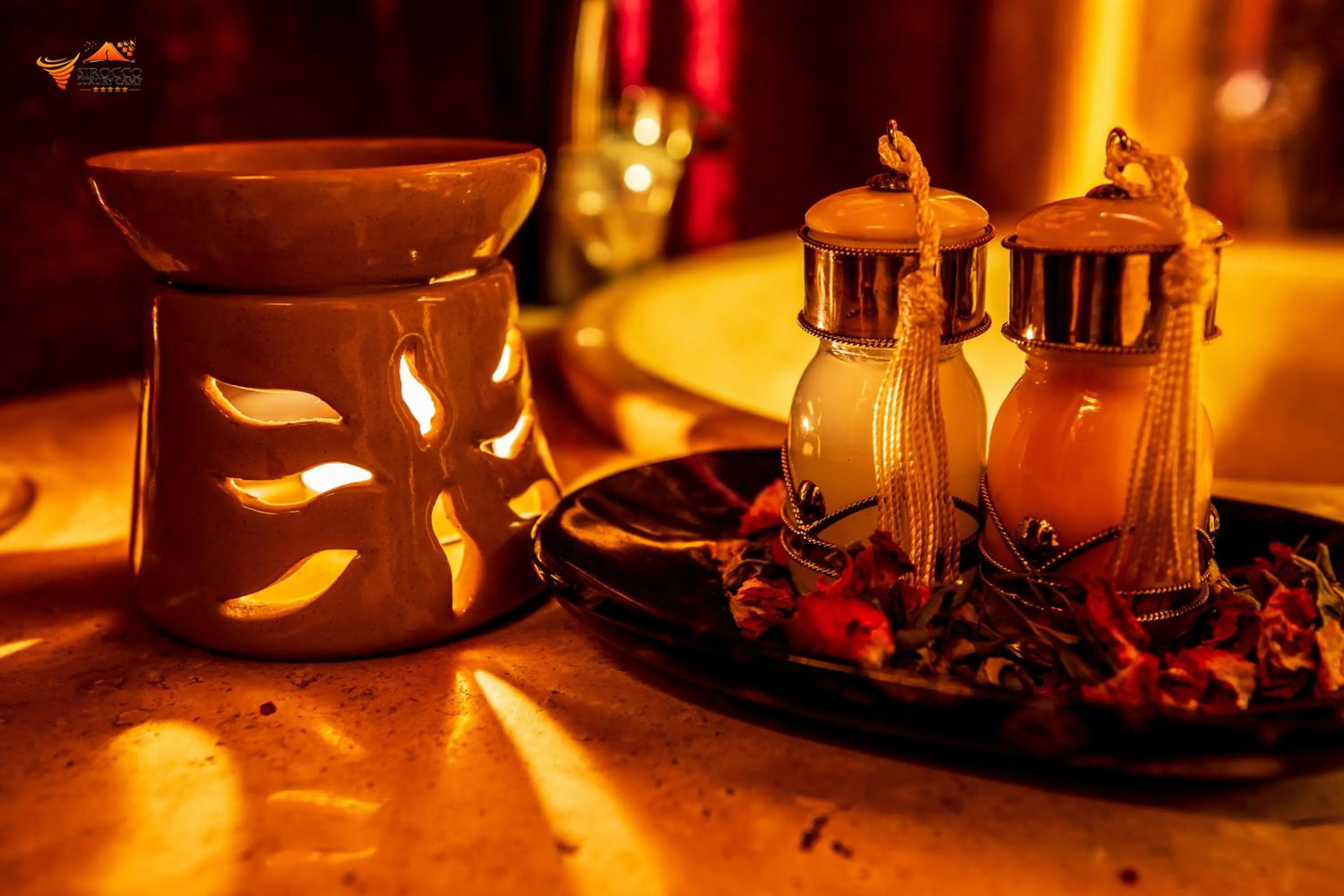 Decorative detail in Sirocco Luxury Camp
