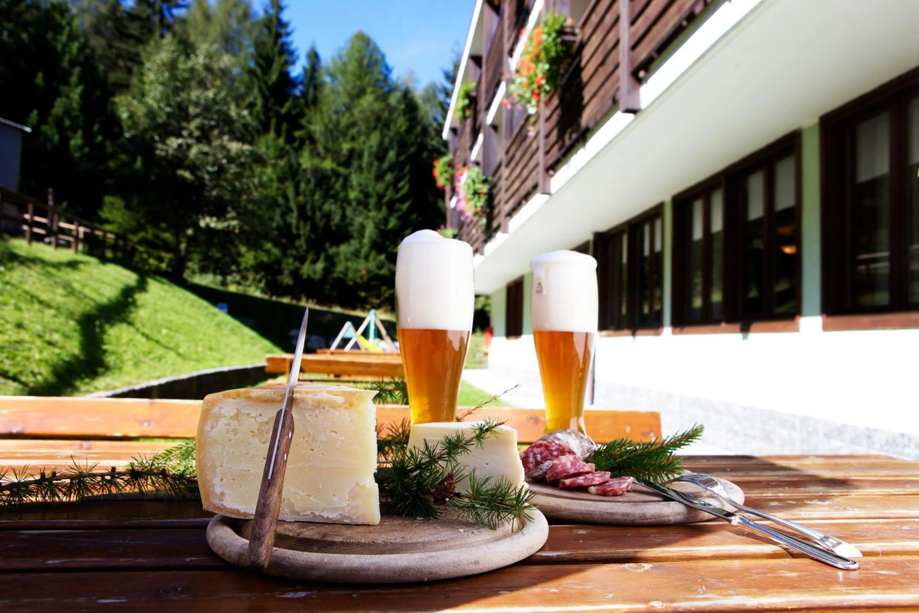 Garden in Hotel Alaska