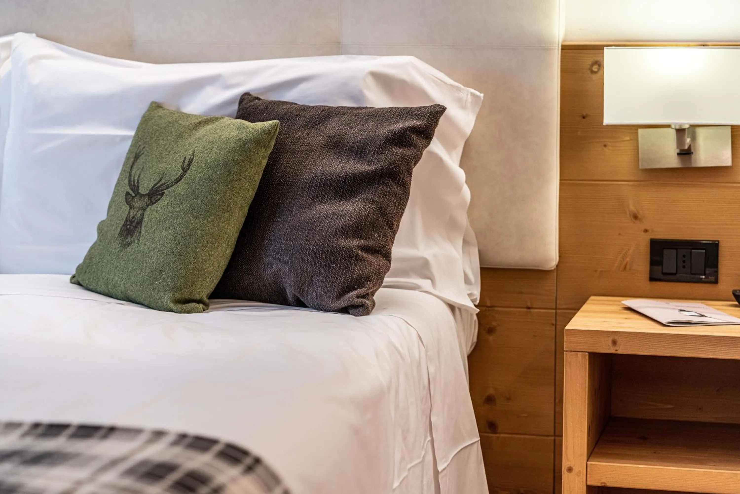 Bed in Hotel Caminetto