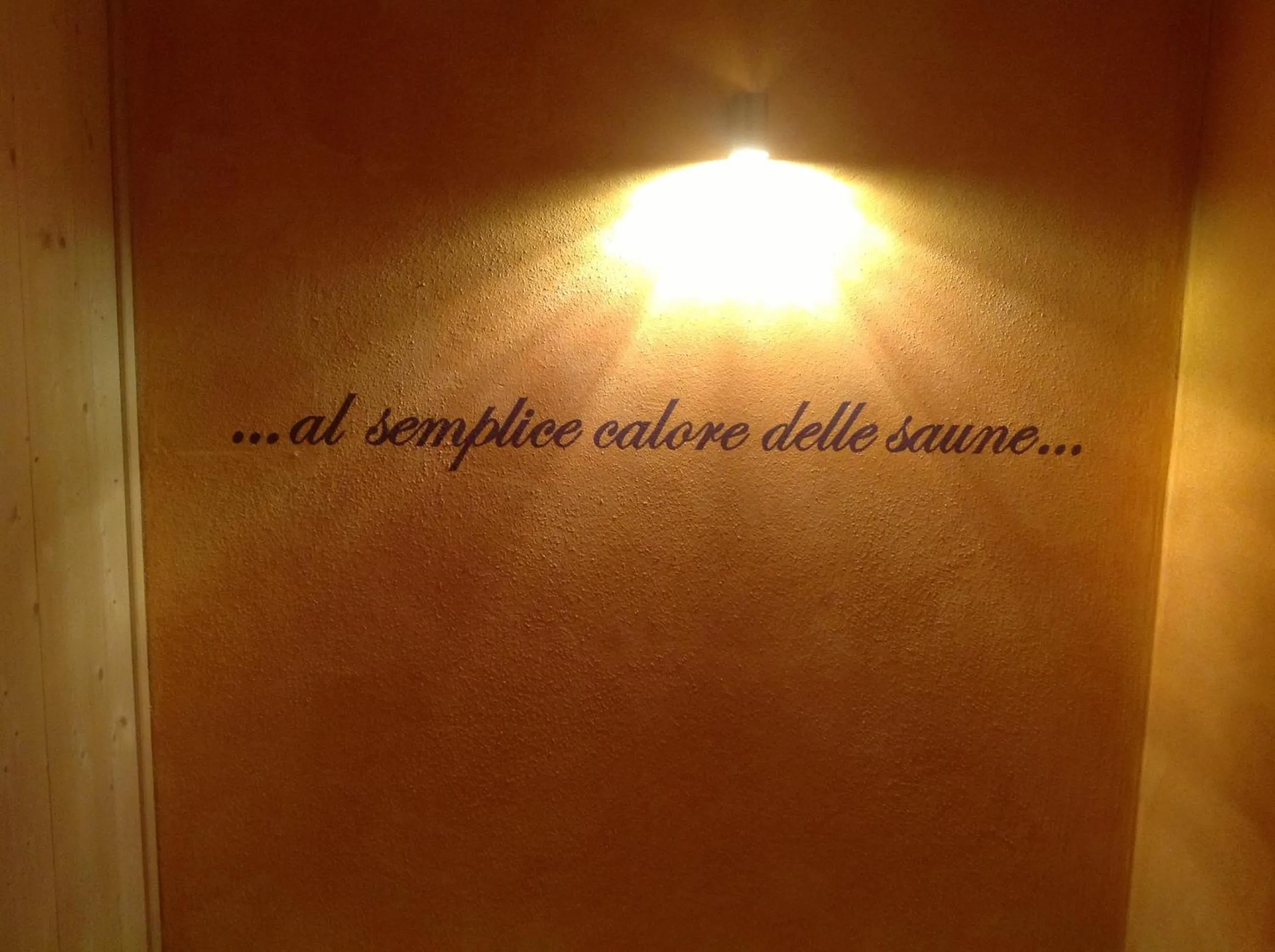 Decorative detail in Hotel Caminetto