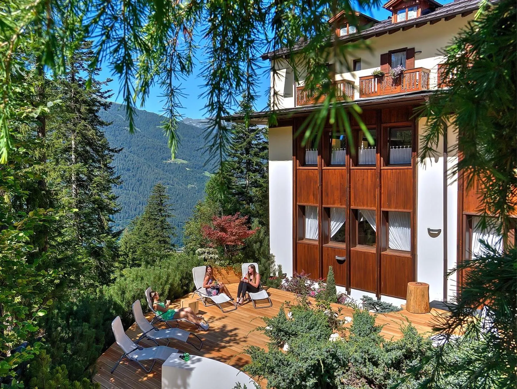 Garden in Hotel Caminetto