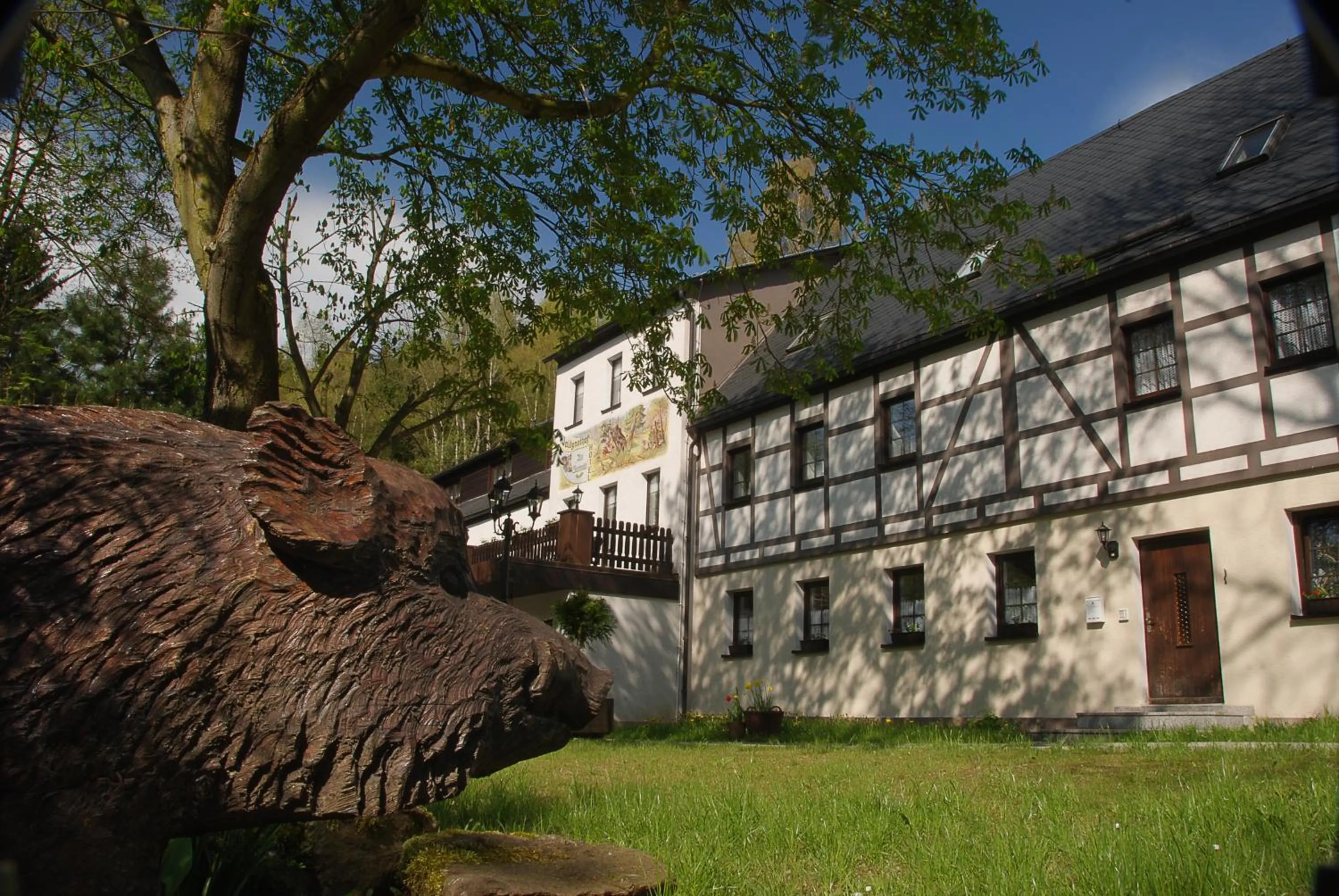 Garden in Waldgasthof & Hotel Am Sauwald
