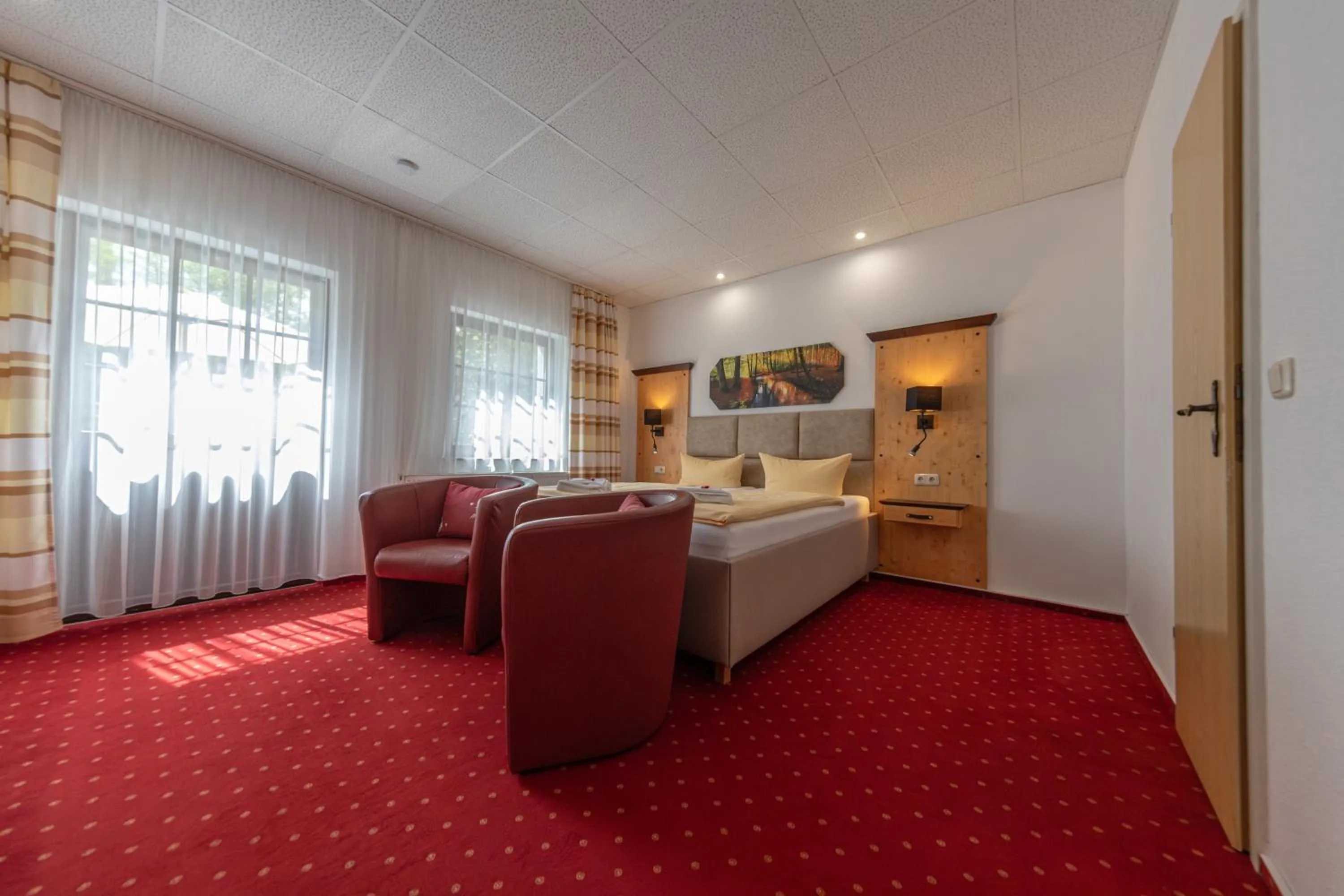Photo of the whole room, Bed in Waldgasthof & Hotel Am Sauwald