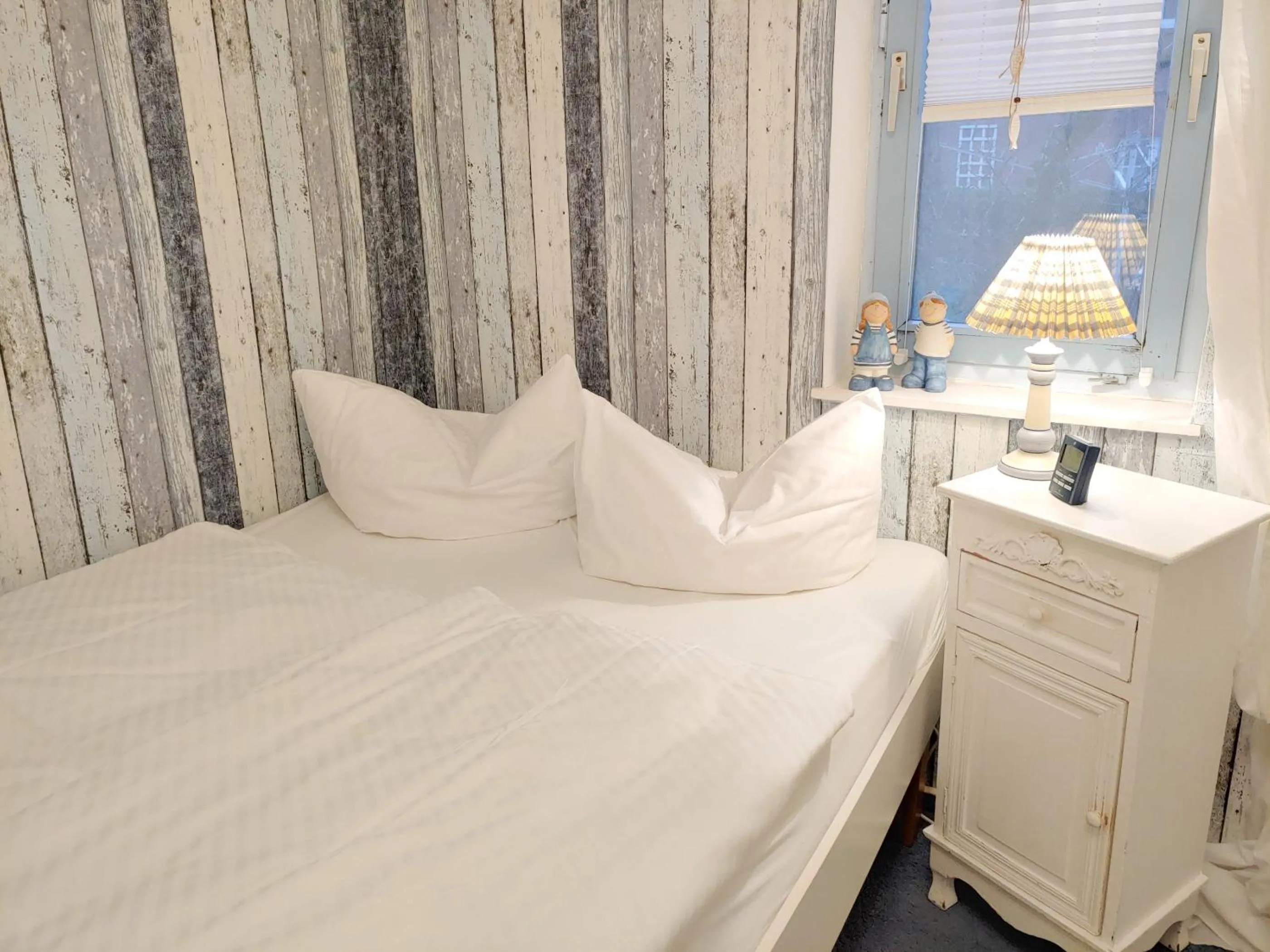 Bedroom, Bed in Ferienwohnung *Fenja*