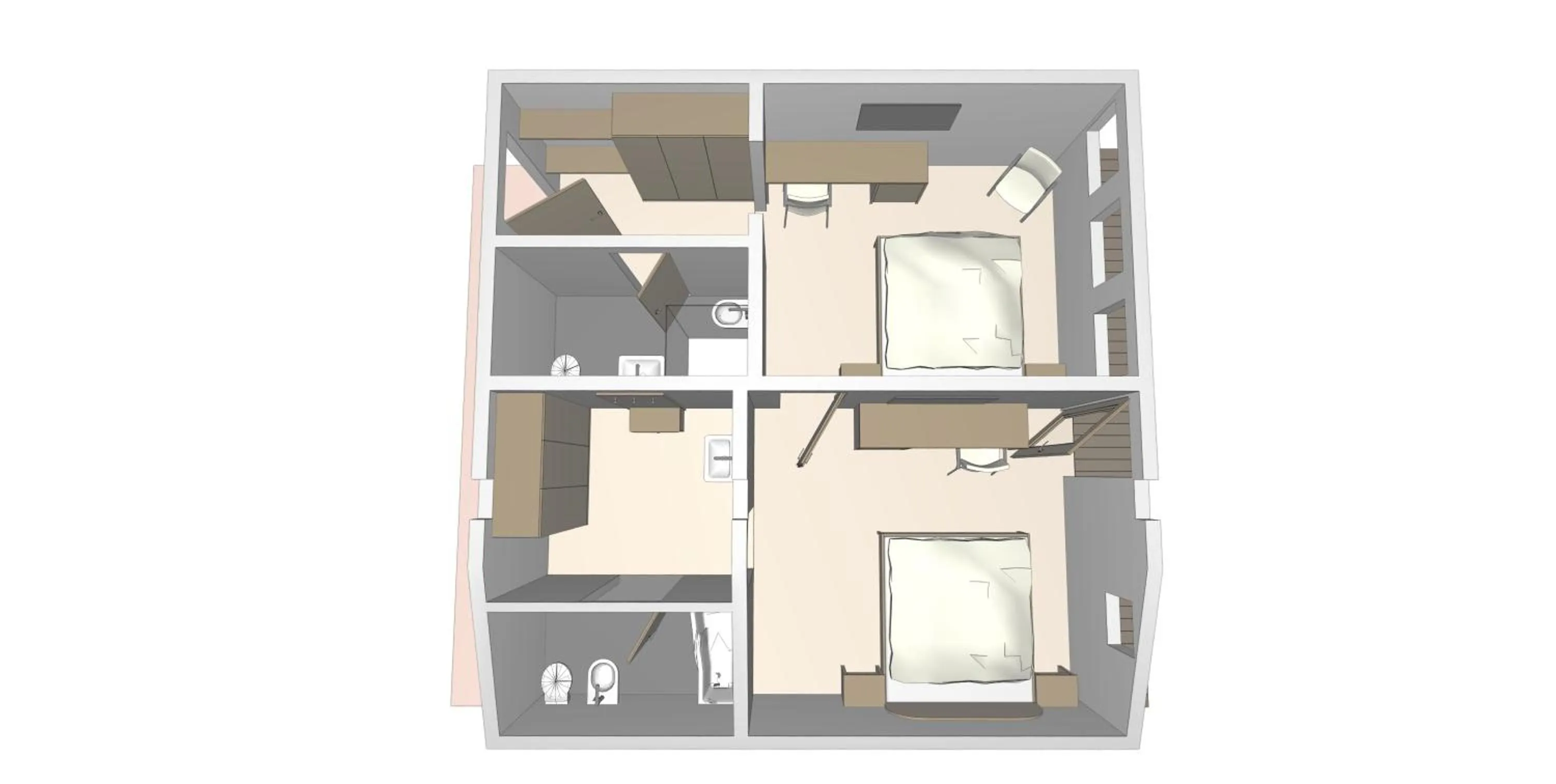 Photo of the whole room in Hotel Goldene Rose