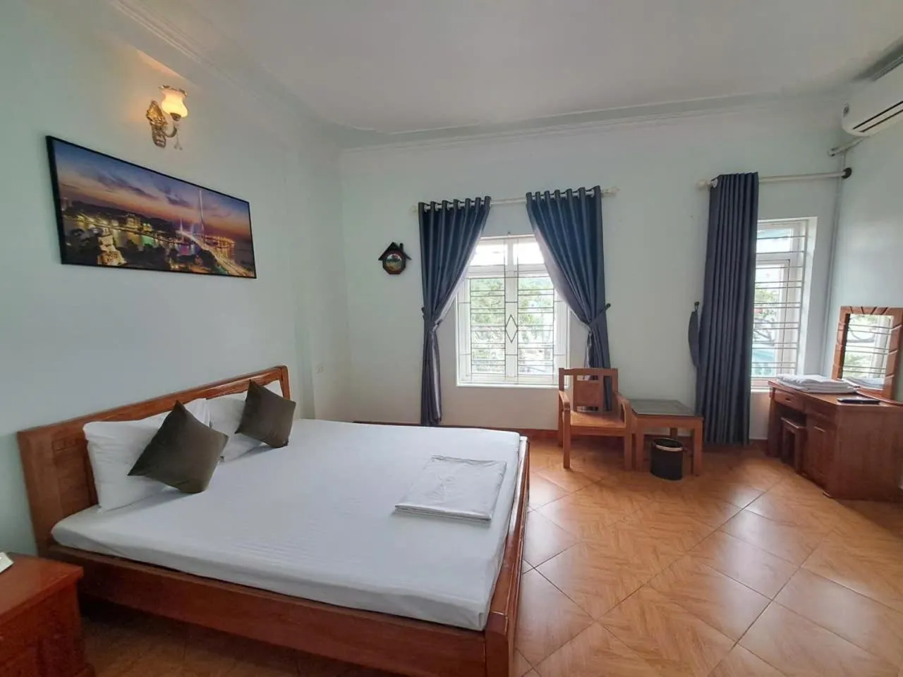Bed in Hoang Yen Guesthouse
