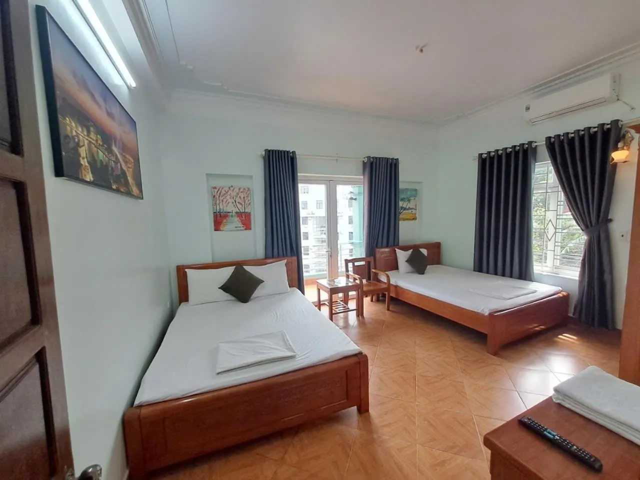 Bed in Hoang Yen Guesthouse