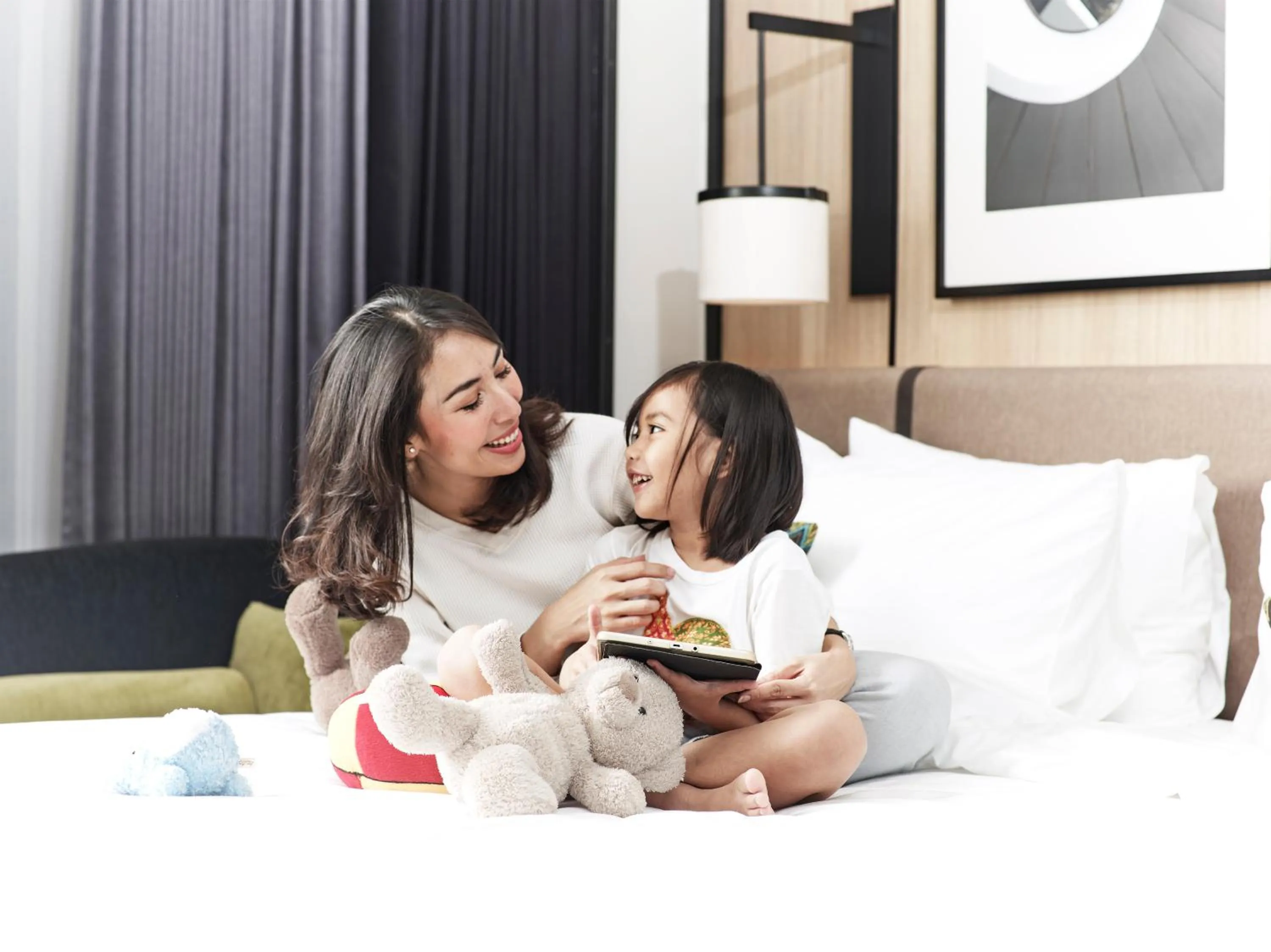Family, Bed in Novotel Karawang