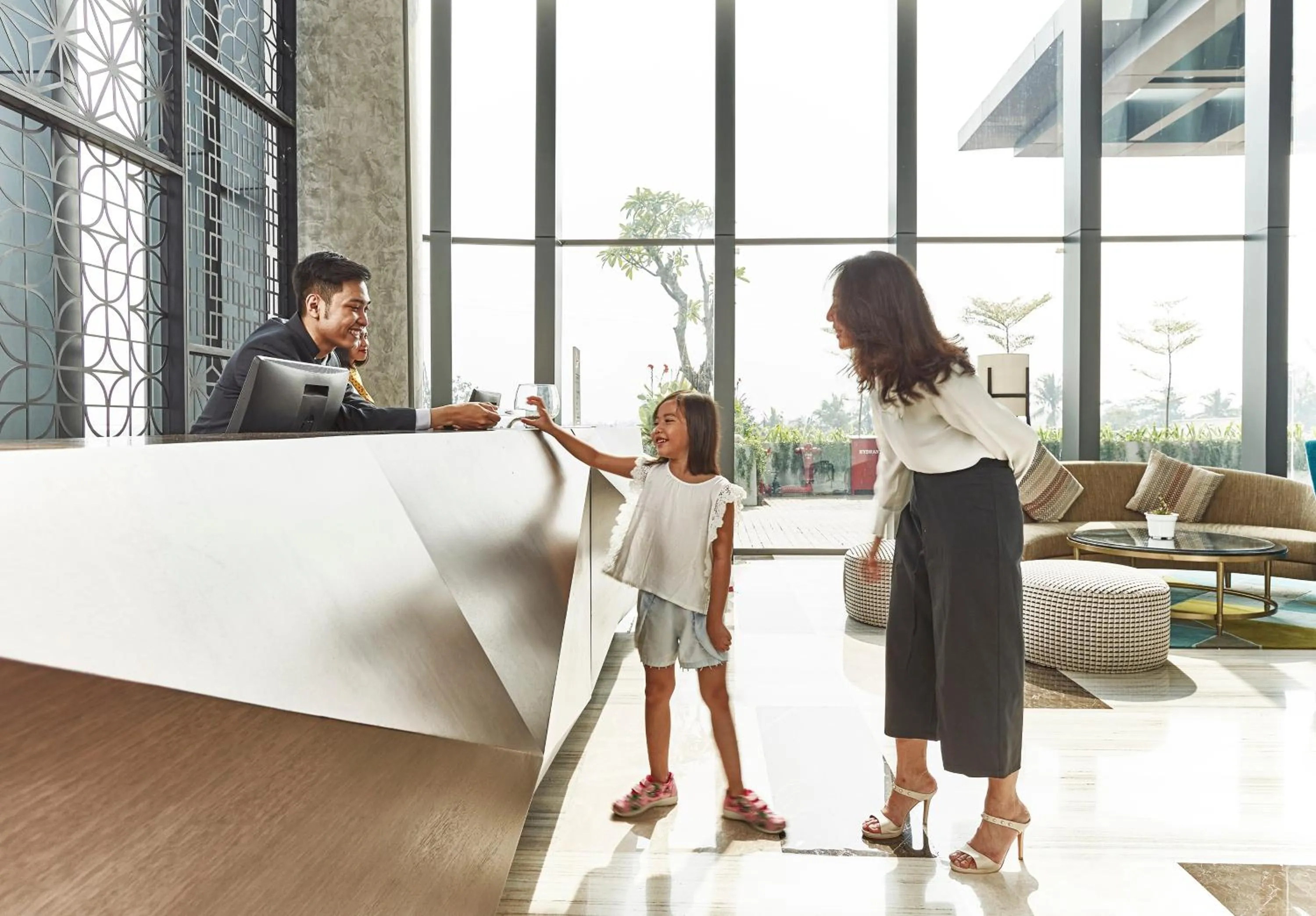 Lobby or reception in Novotel Karawang