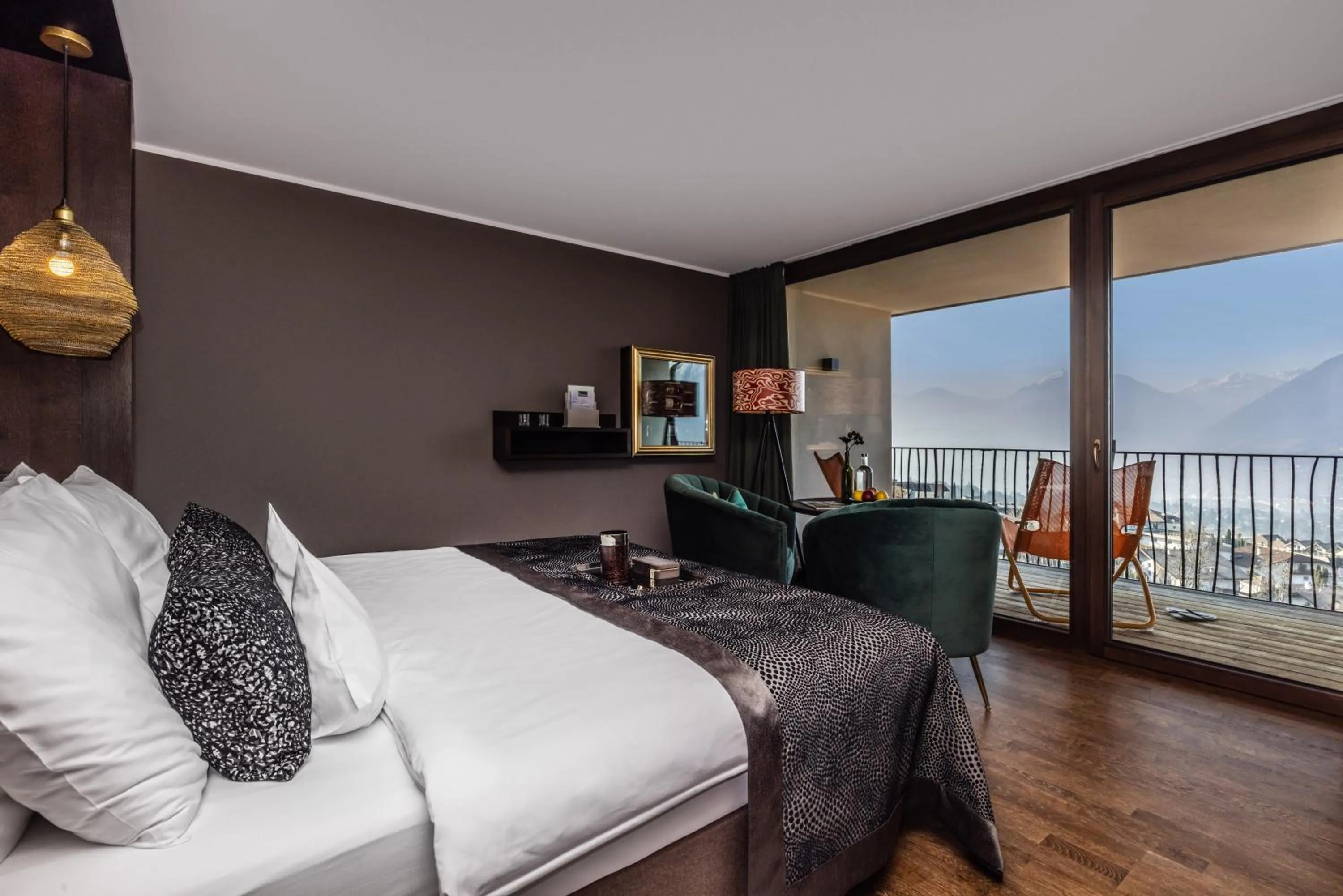 Bed in Hotel Der Weinmesser