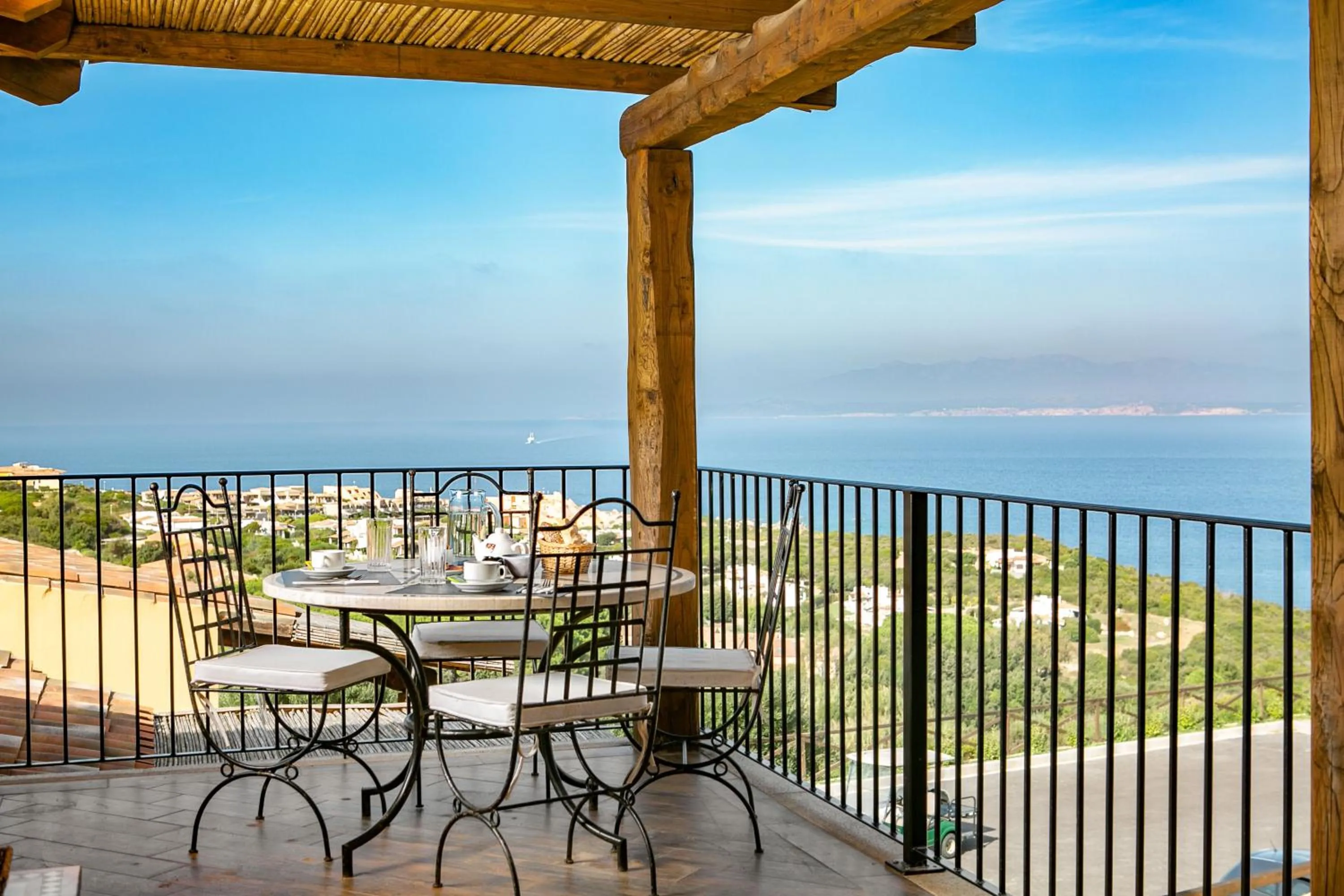 Patio in Punta Falcone Resort