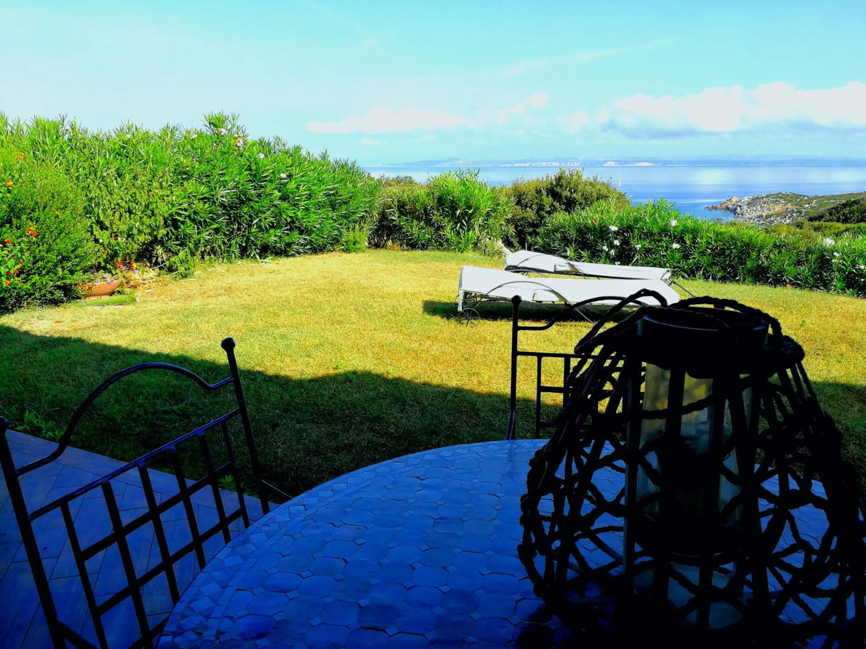 Patio in Punta Falcone Resort