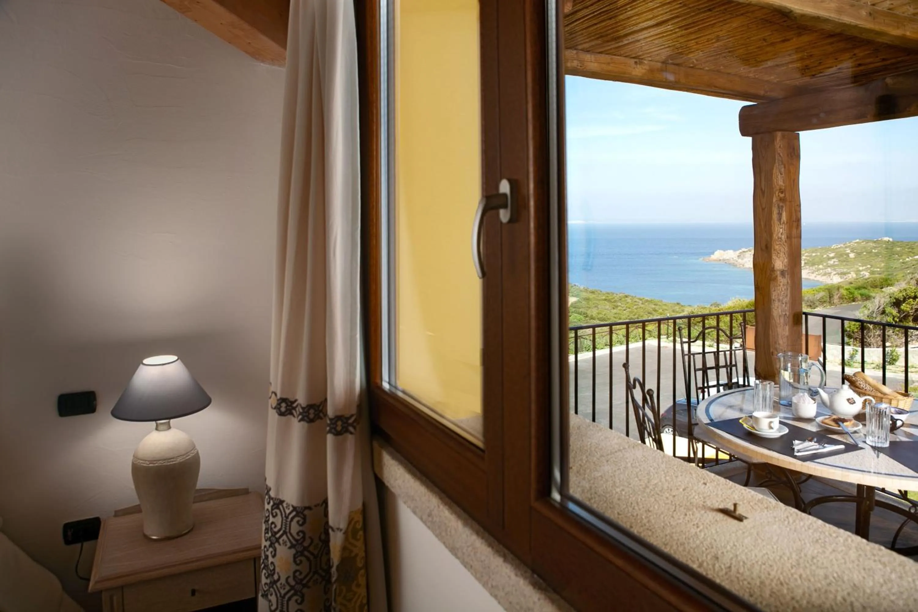 Patio in Punta Falcone Resort