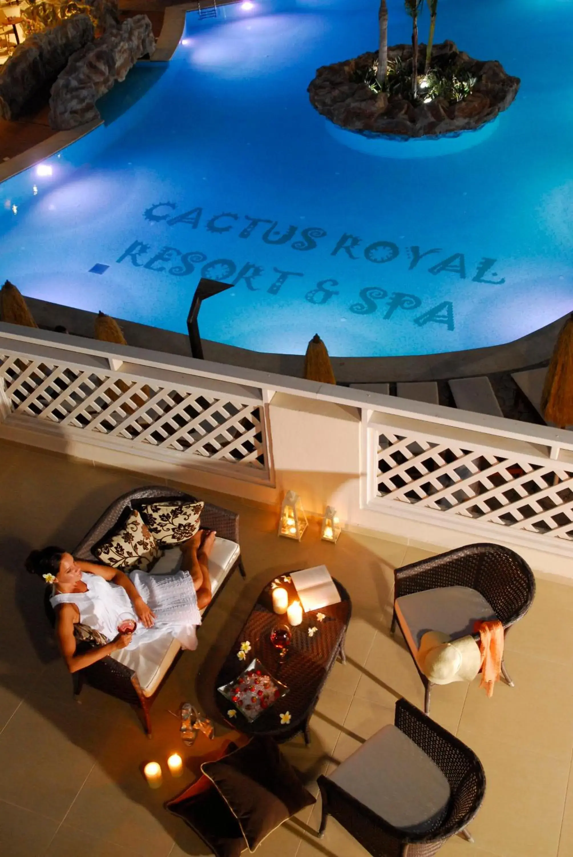 Swimming pool in Cactus Royal Spa & Resort Adults Only Swimming pool in Cactus Royal Spa & Resort Adults Only