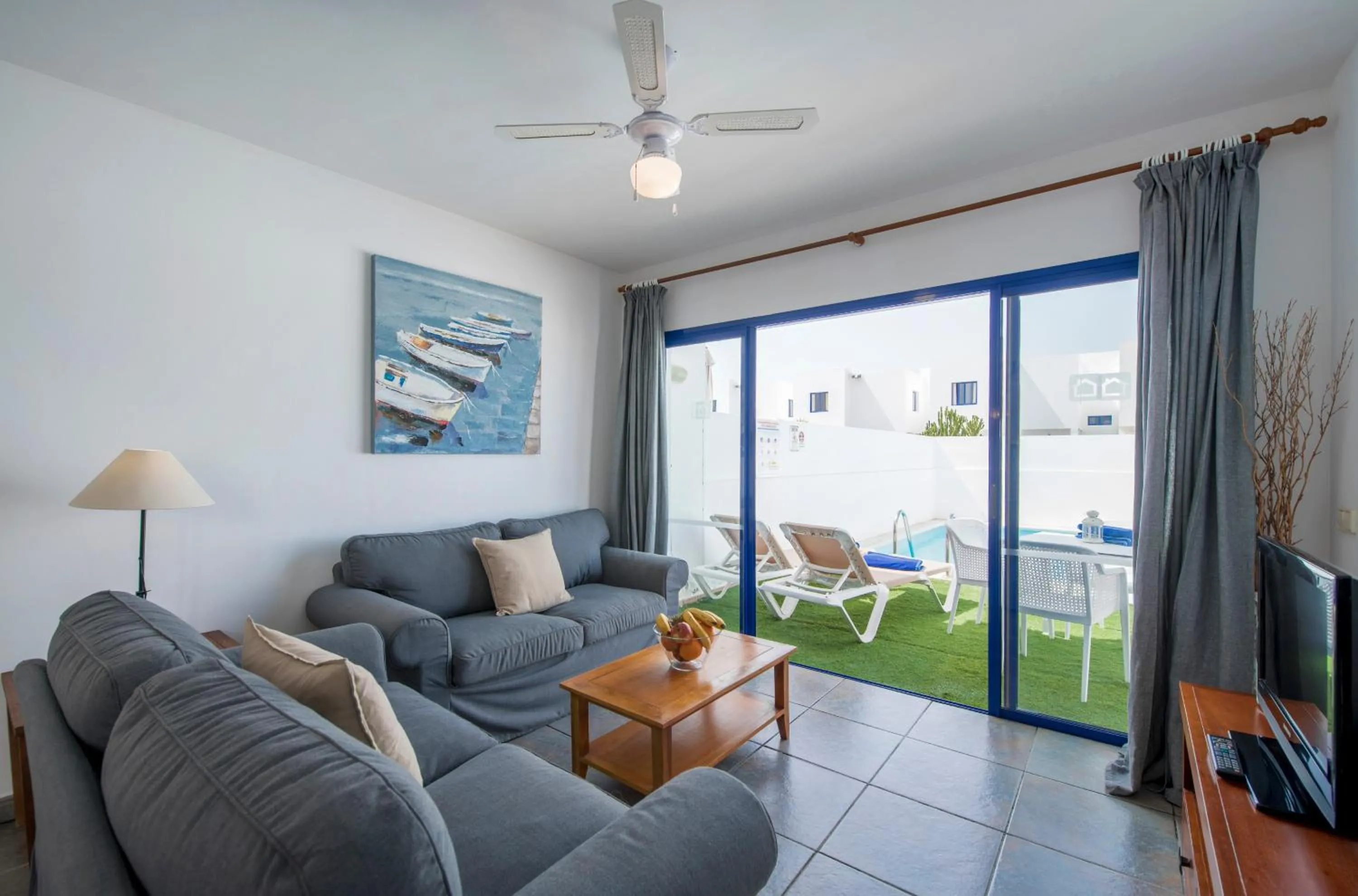Living room in Villas Puerto Rubicon
