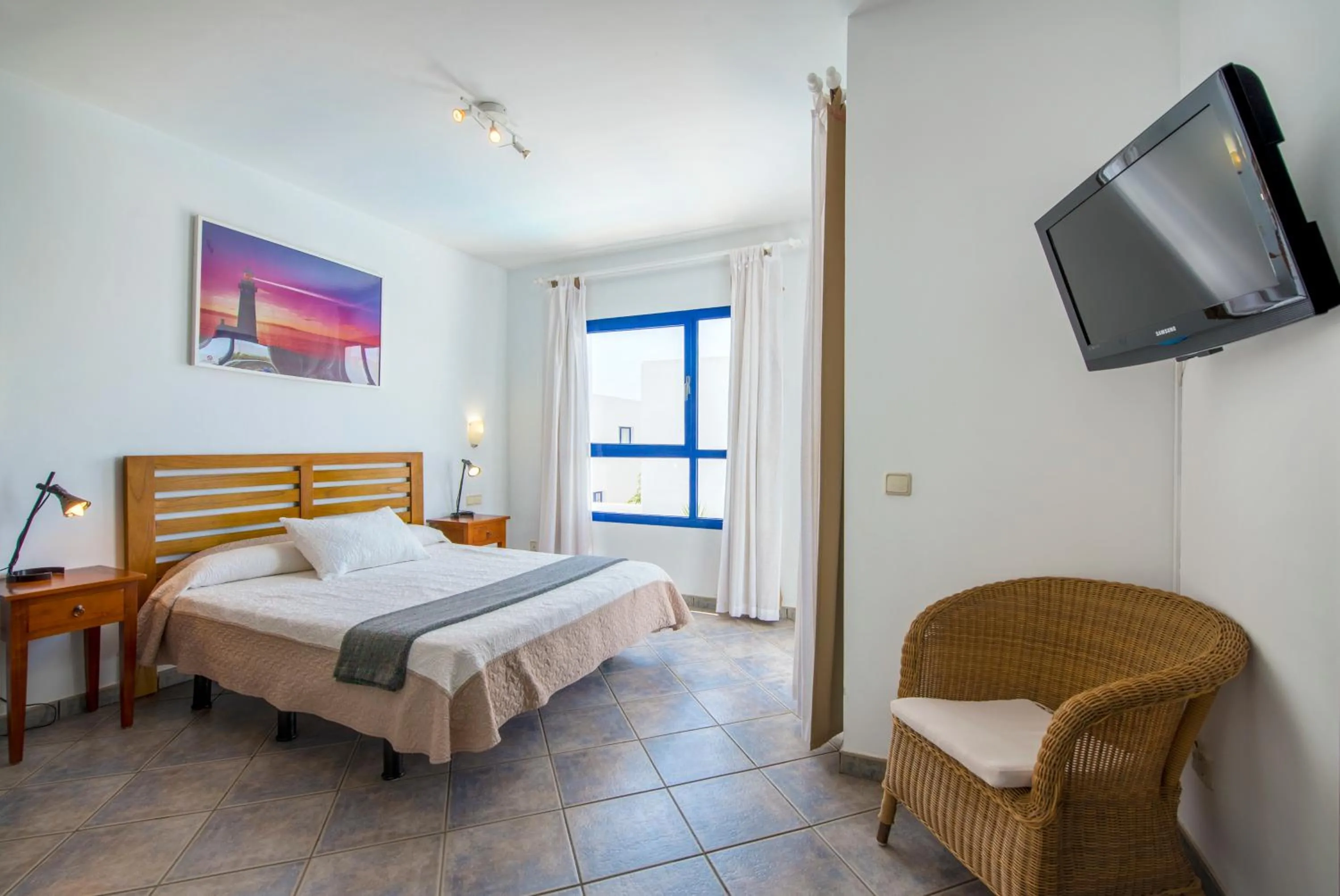 Bedroom, Bed in Villas Puerto Rubicon