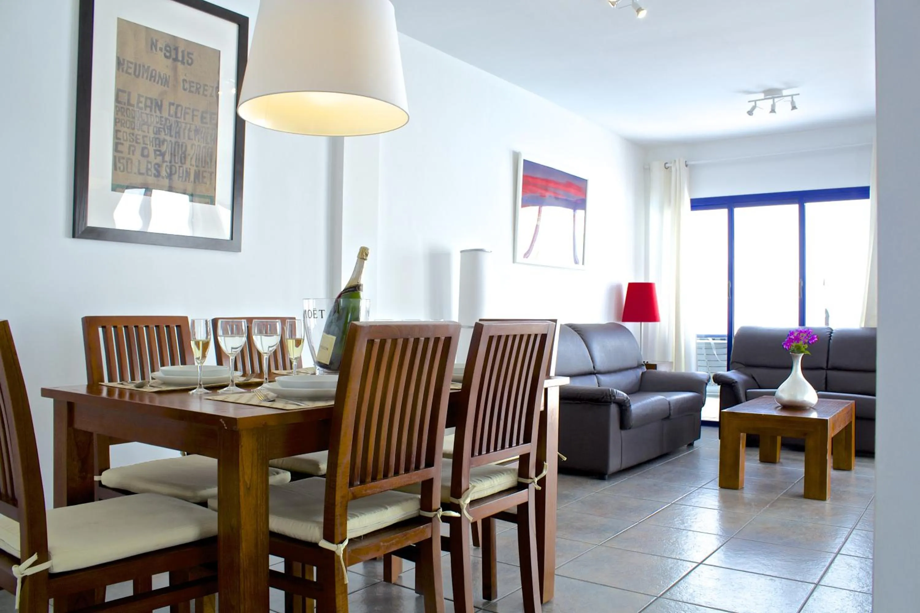 Living room in Villas Puerto Rubicon