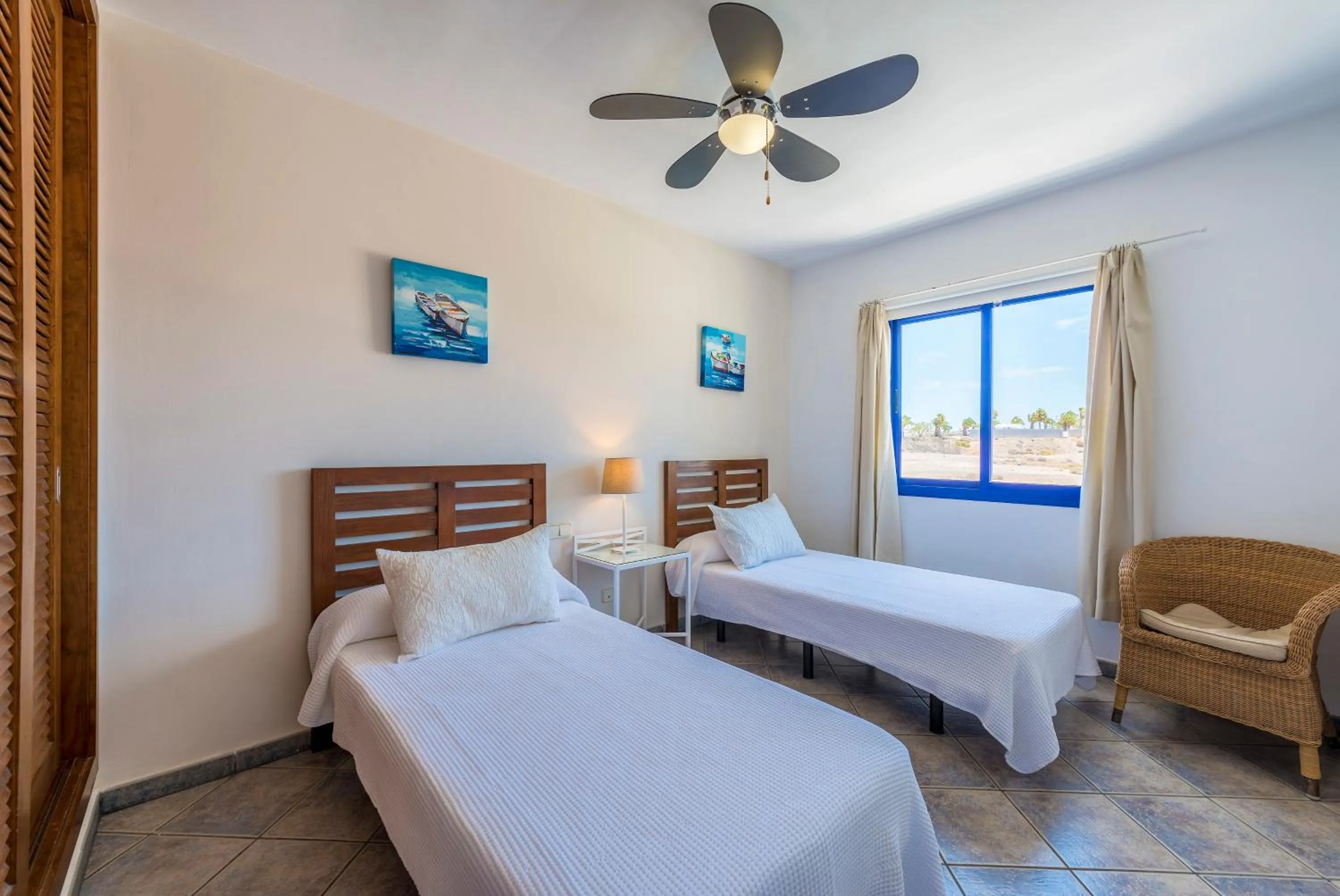 Bedroom, Bed in Villas Puerto Rubicon