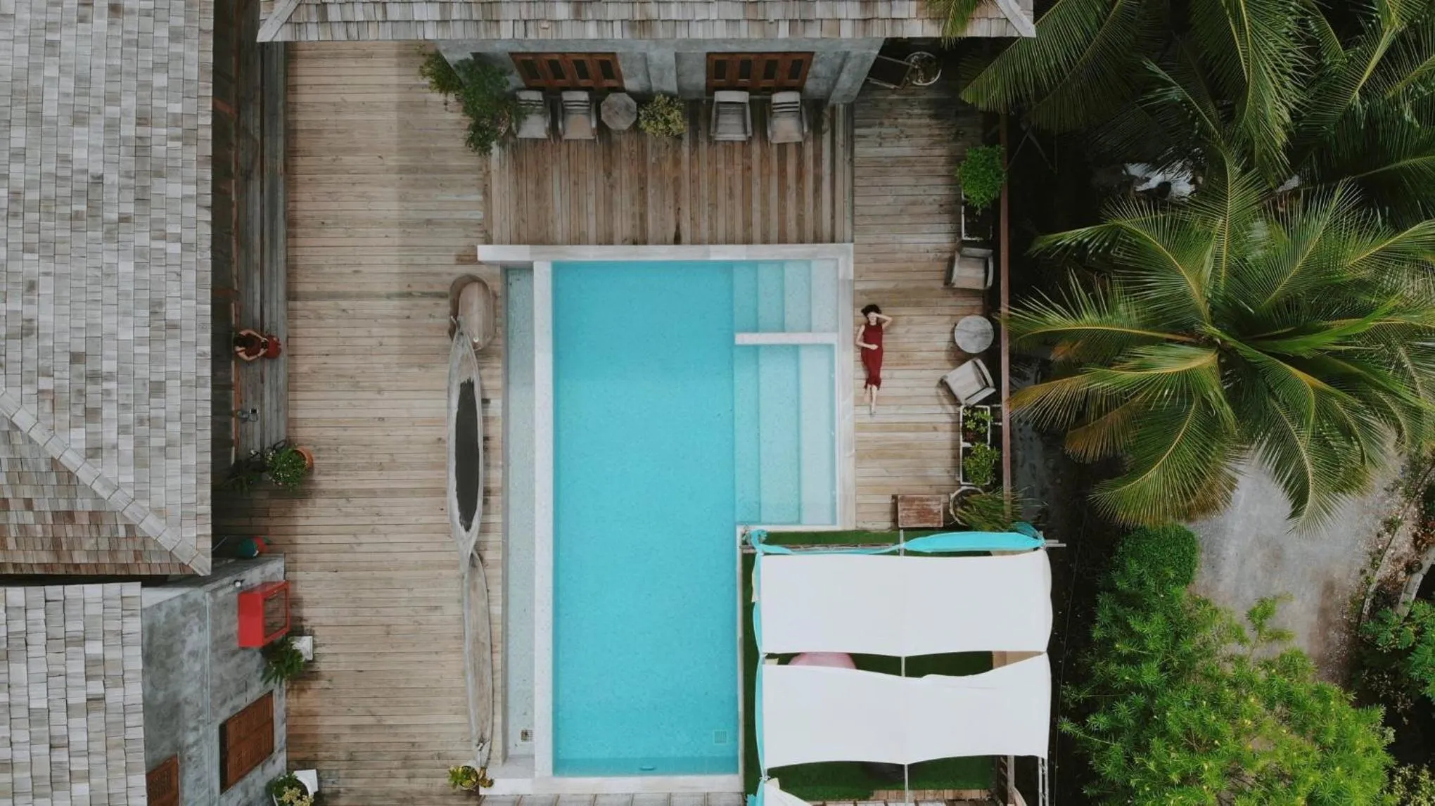 Bird's eye view in House Of Passion Amphawa