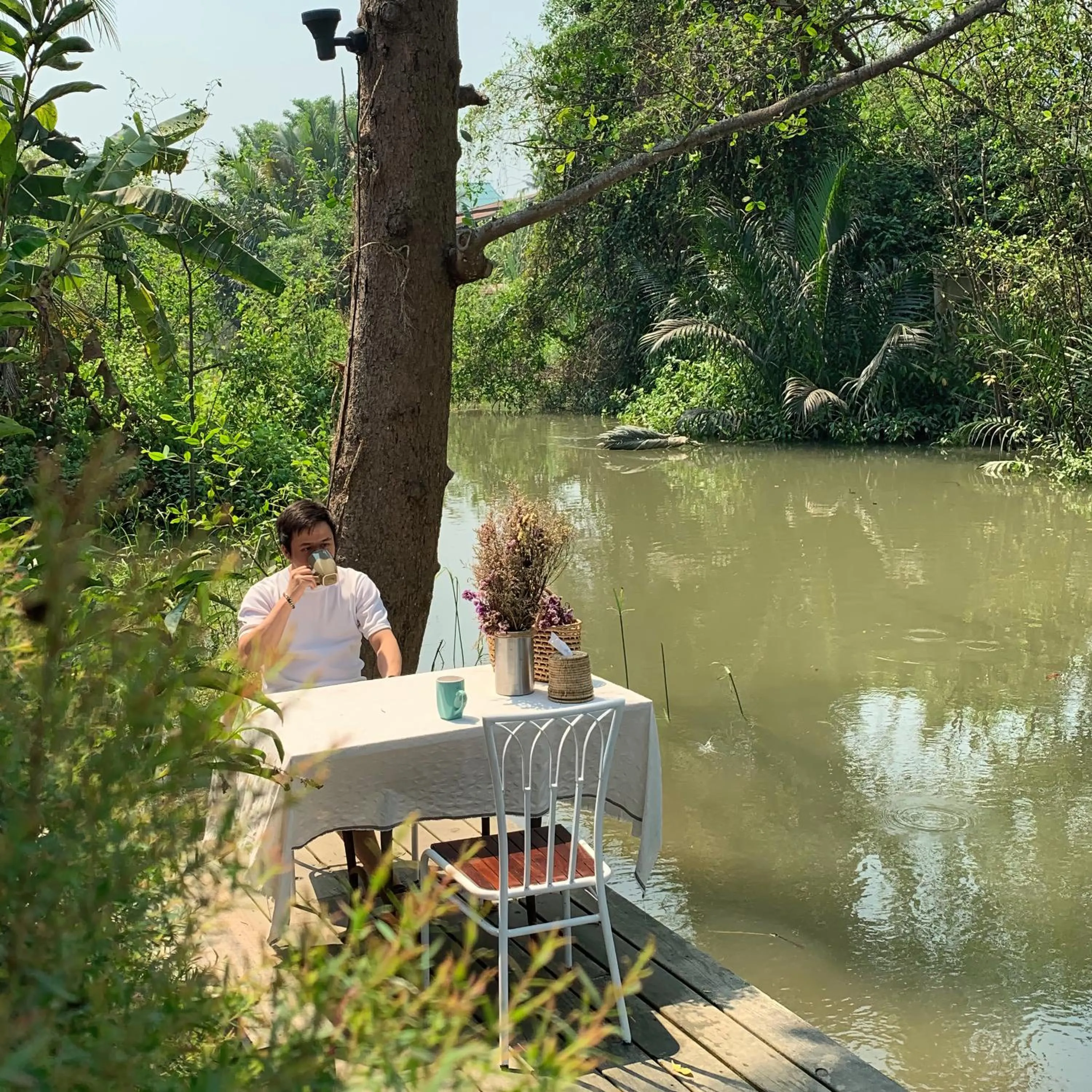 River view in House Of Passion Amphawa