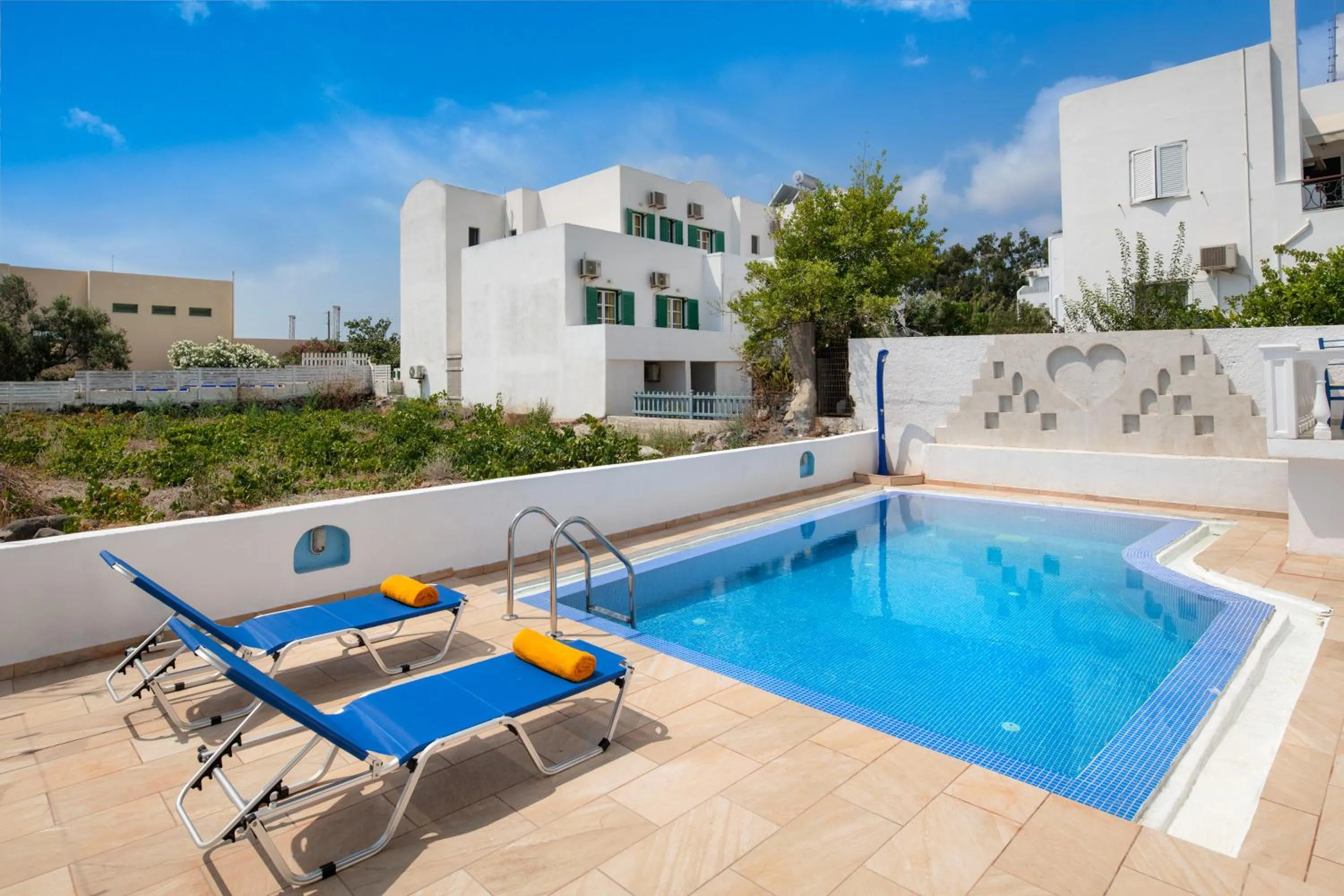 Swimming pool in Pension Ptolemeos