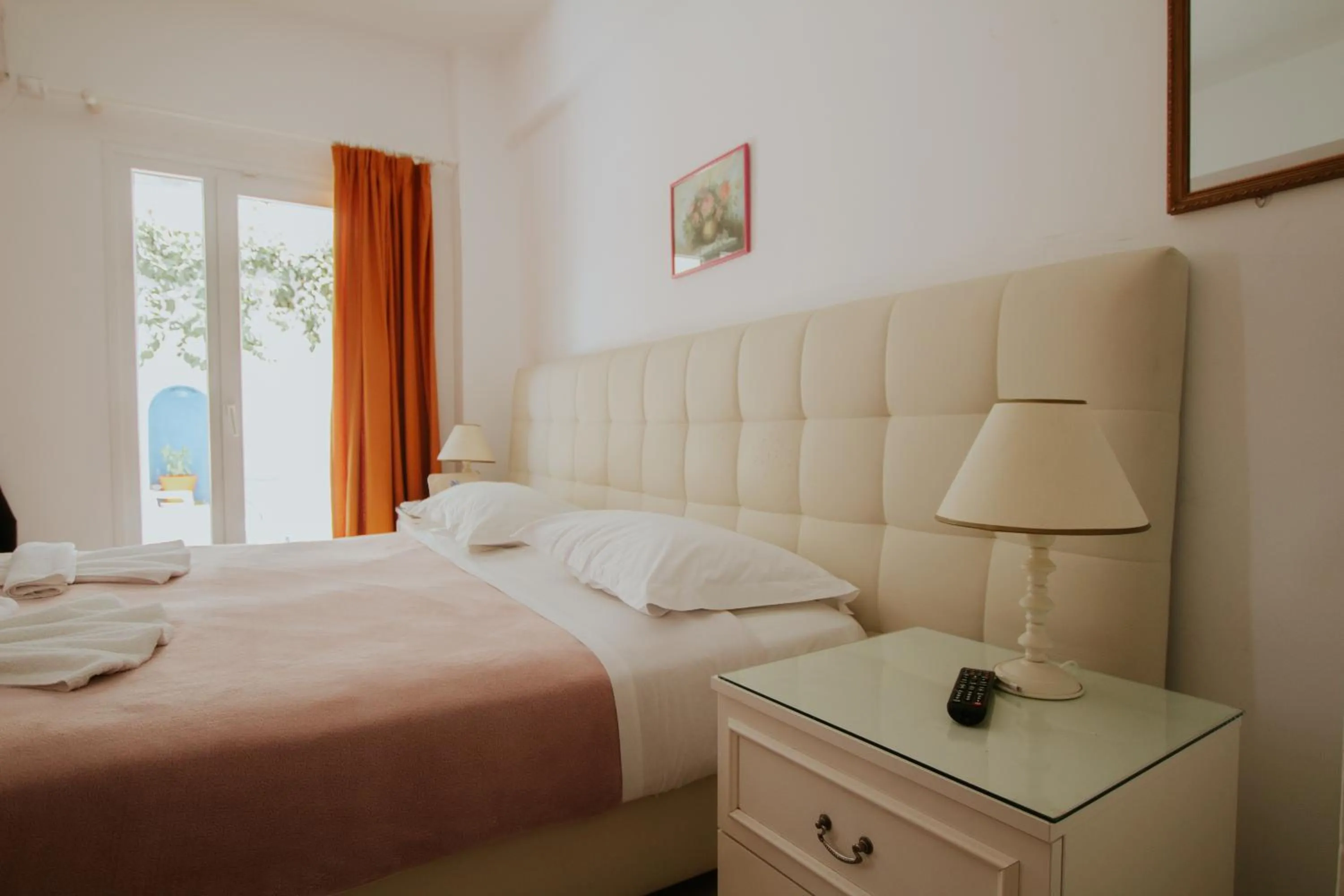 Bed in Pension Ptolemeos