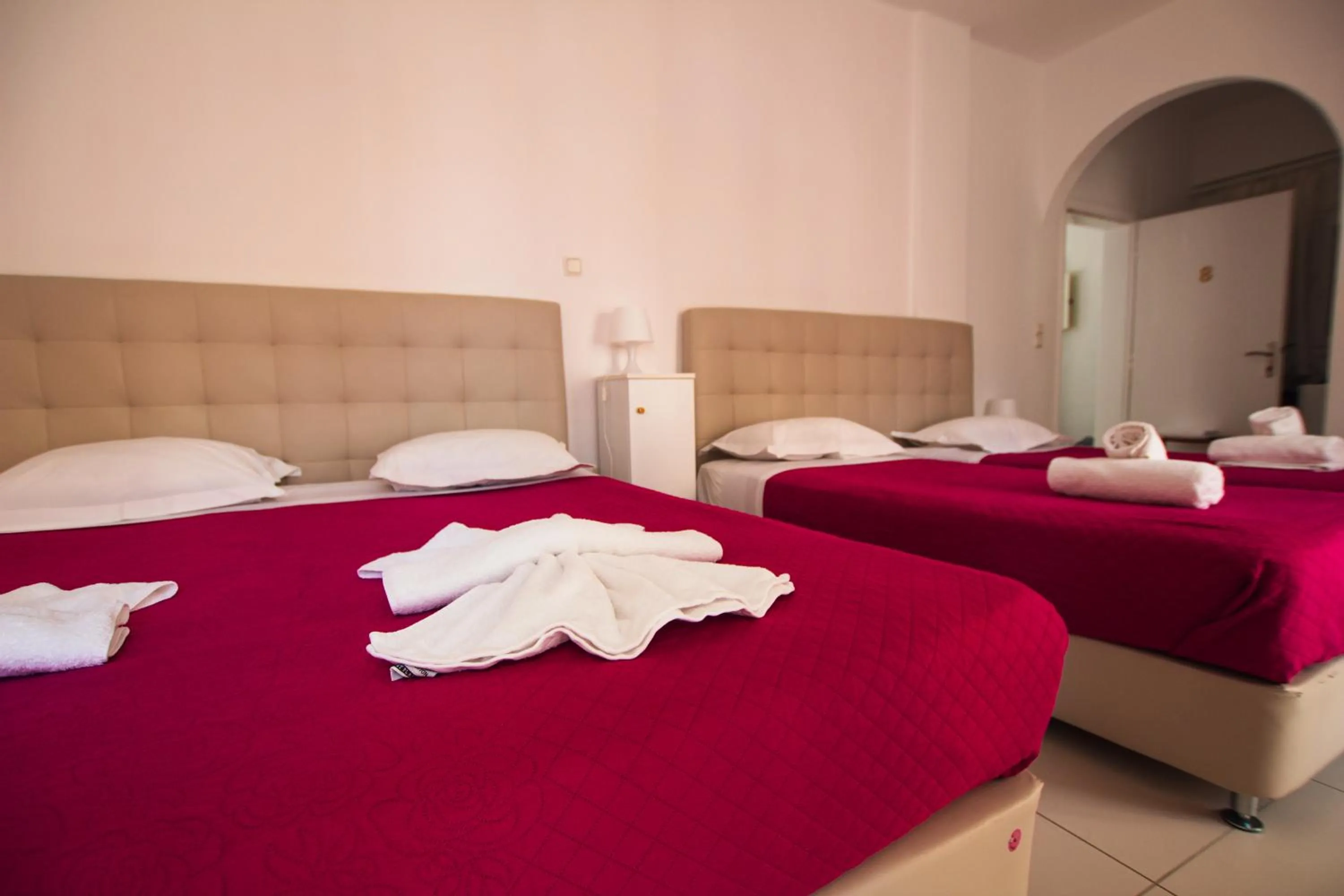 Bed in Pension Ptolemeos