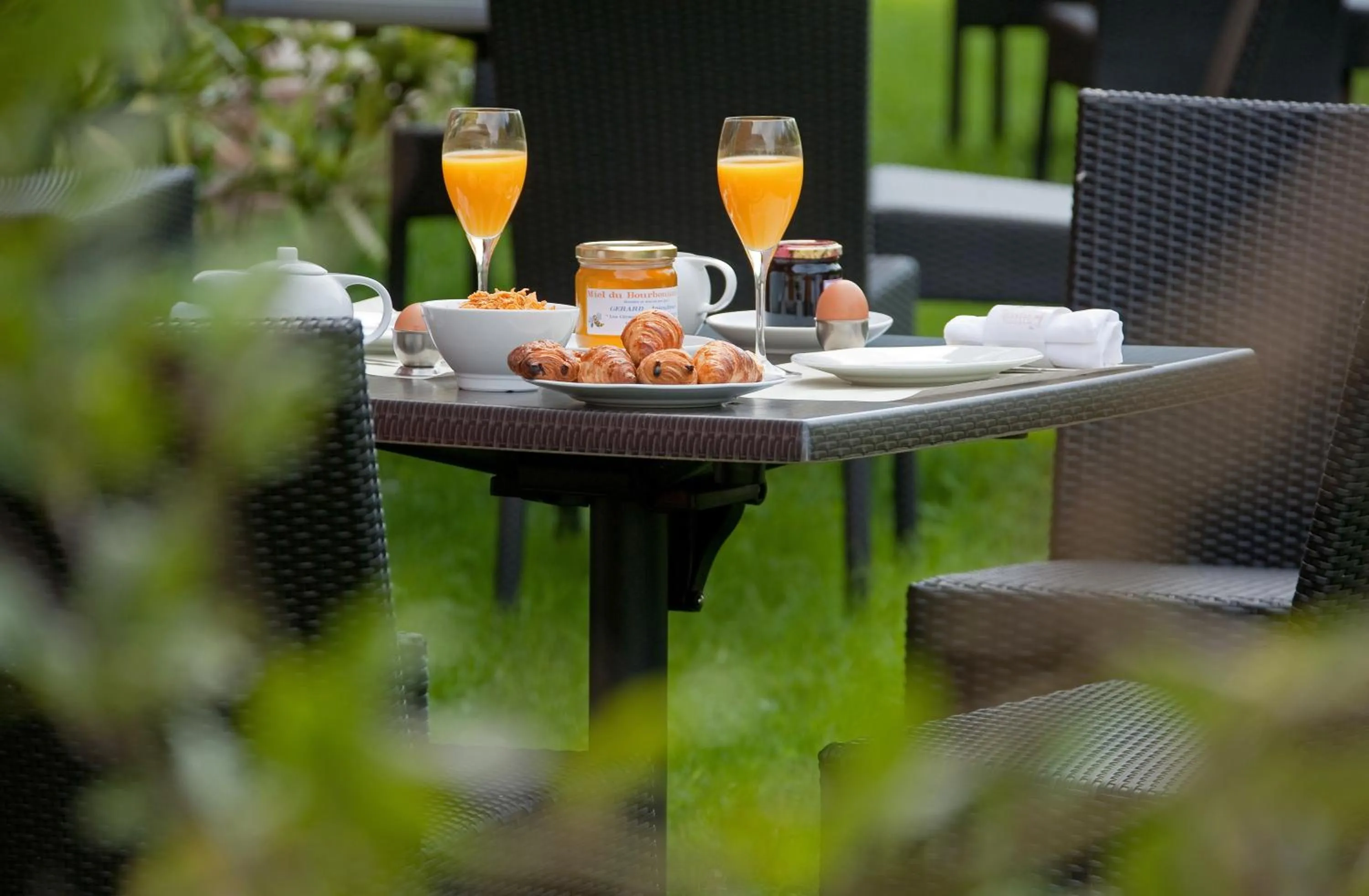 Balcony/Terrace in Auberge Du Moulin Marin