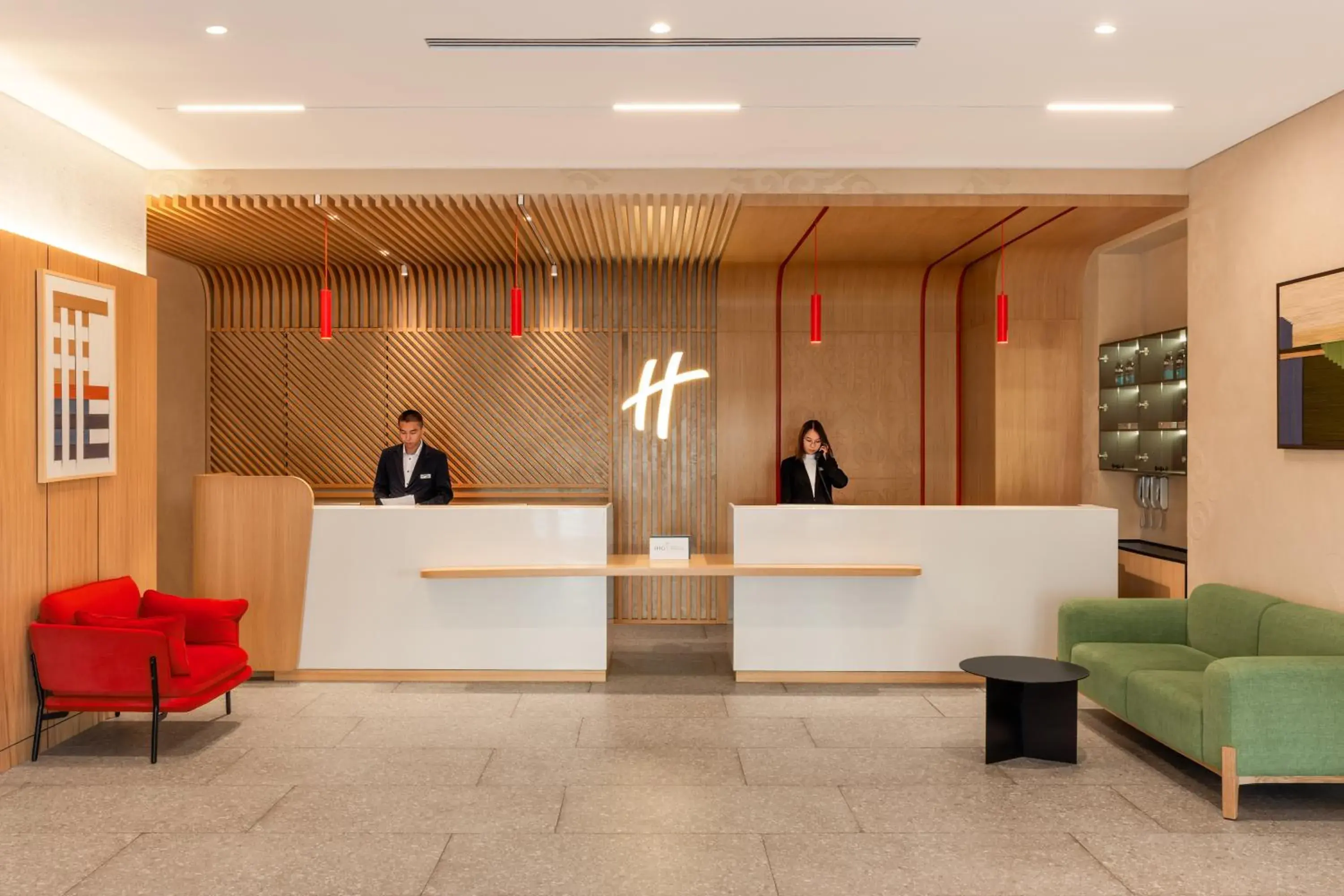 Lobby or reception in Holiday Inn Almaty by IHG Lobby or reception in Holiday Inn Almaty by IHG