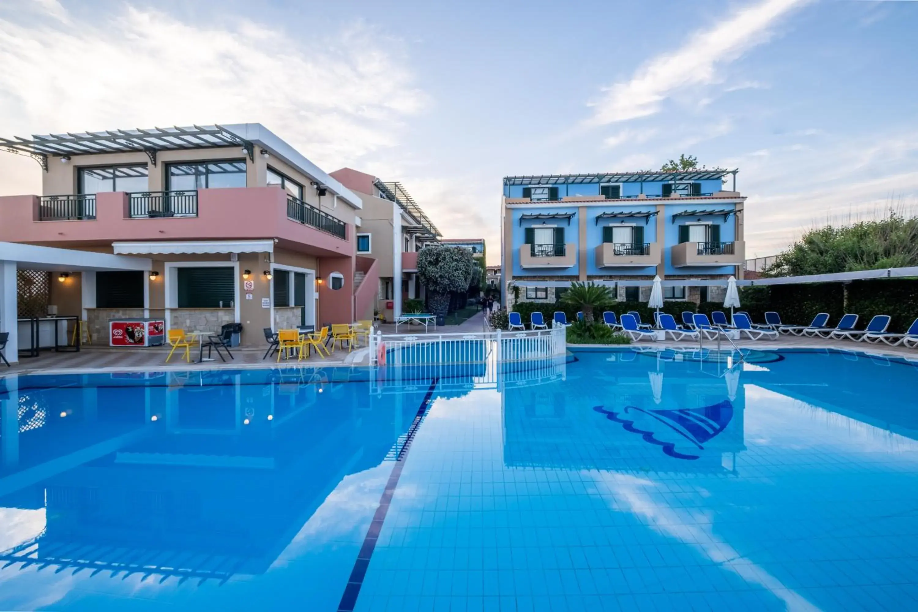 Property building in Mediterranean Beach Resort Property building in Mediterranean Beach Resort