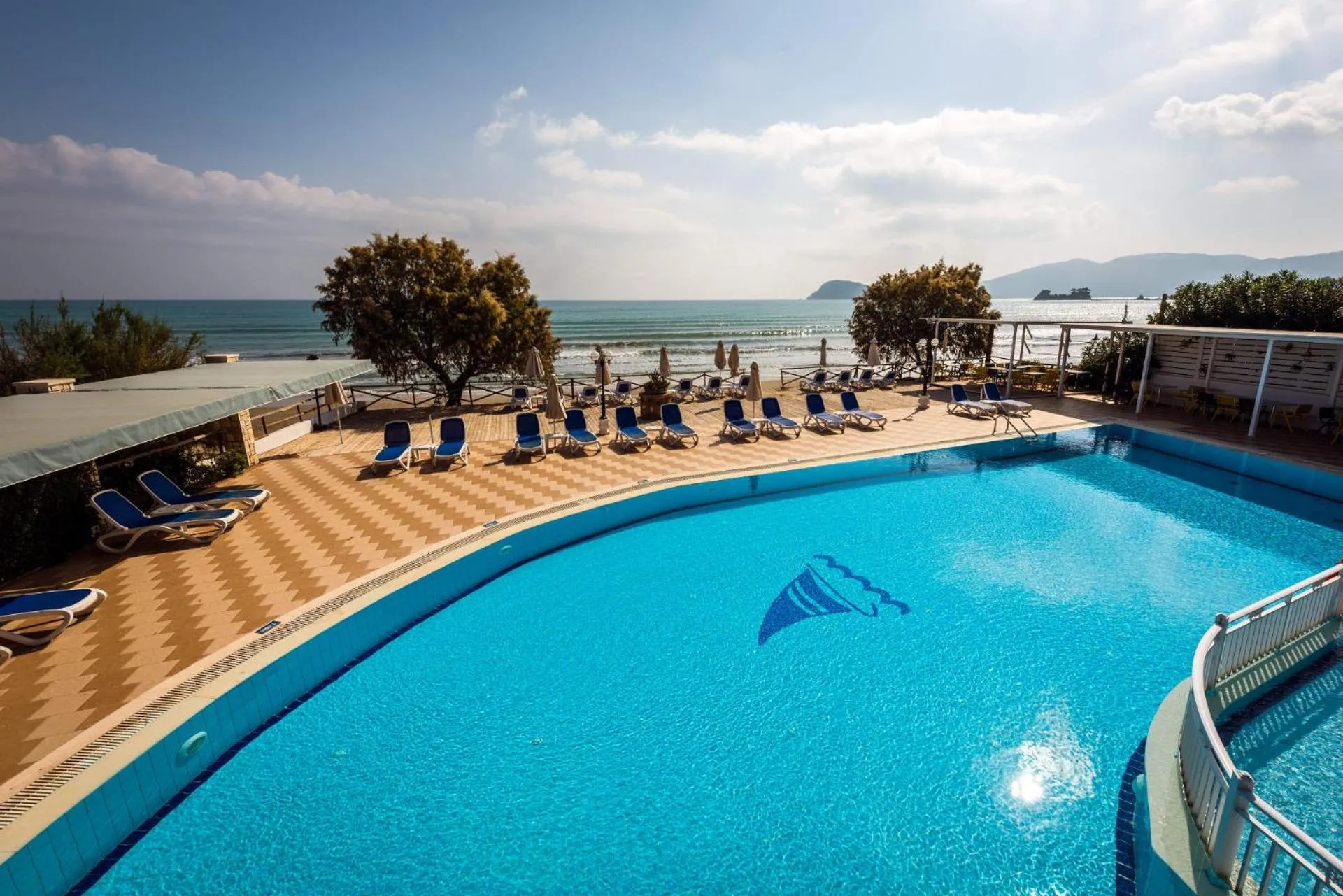 Pool view in Mediterranean Beach Resort