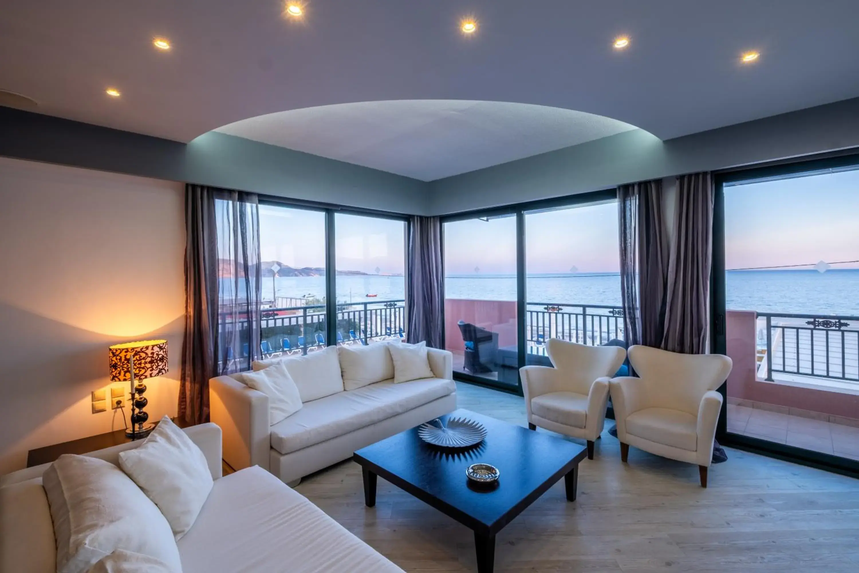 Living room in Mediterranean Beach Resort Living room in Mediterranean Beach Resort