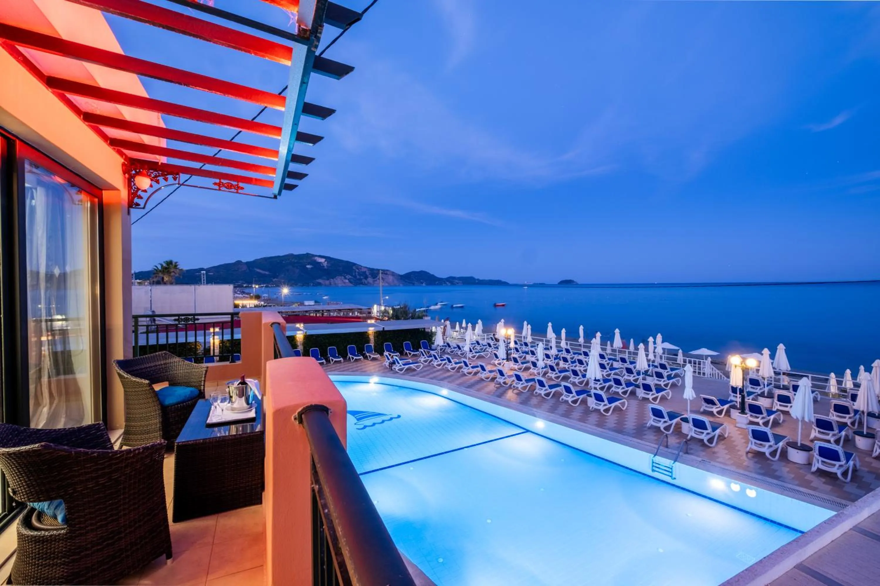 Swimming pool in Mediterranean Beach Resort