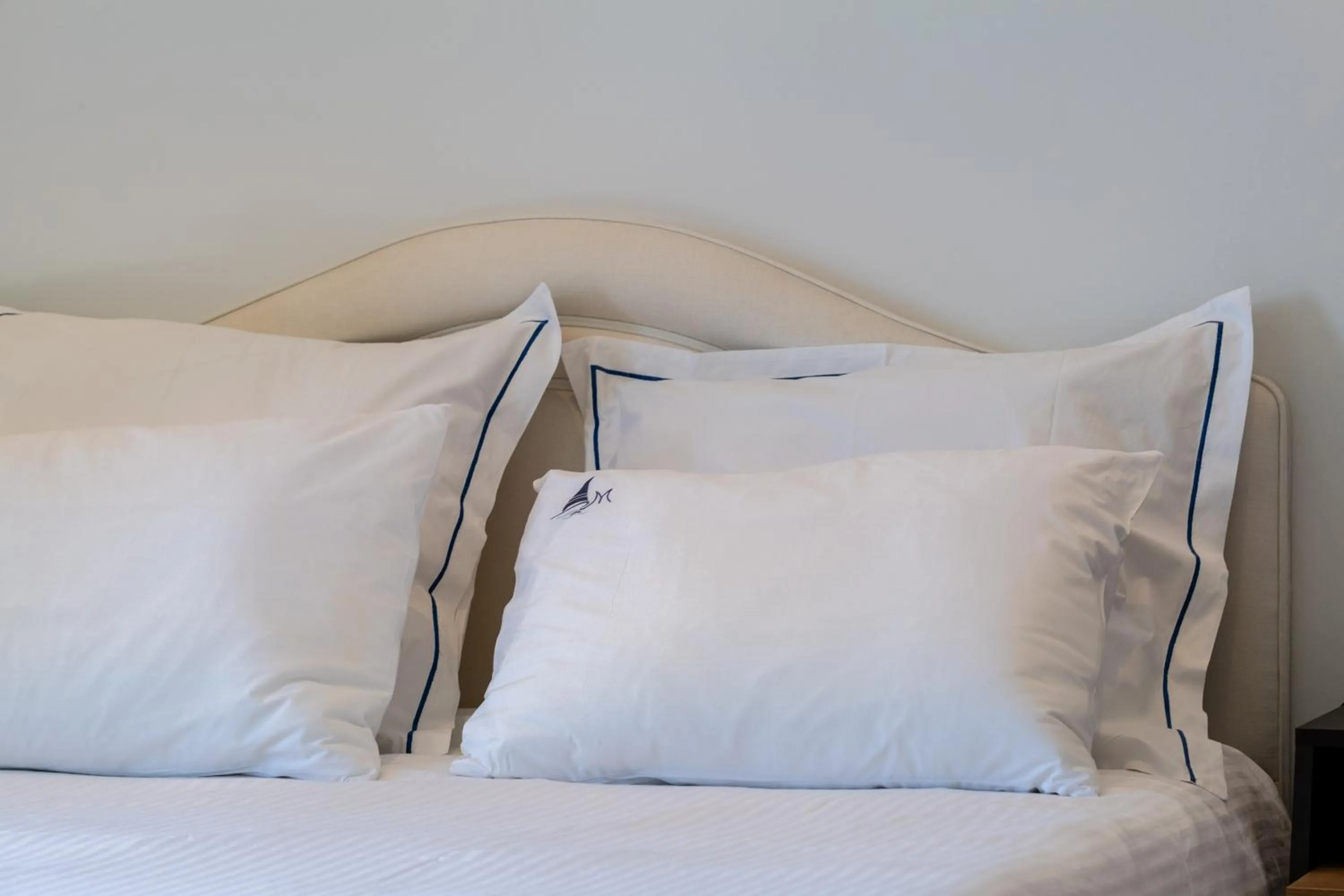 Bed in Mediterranean Beach Resort