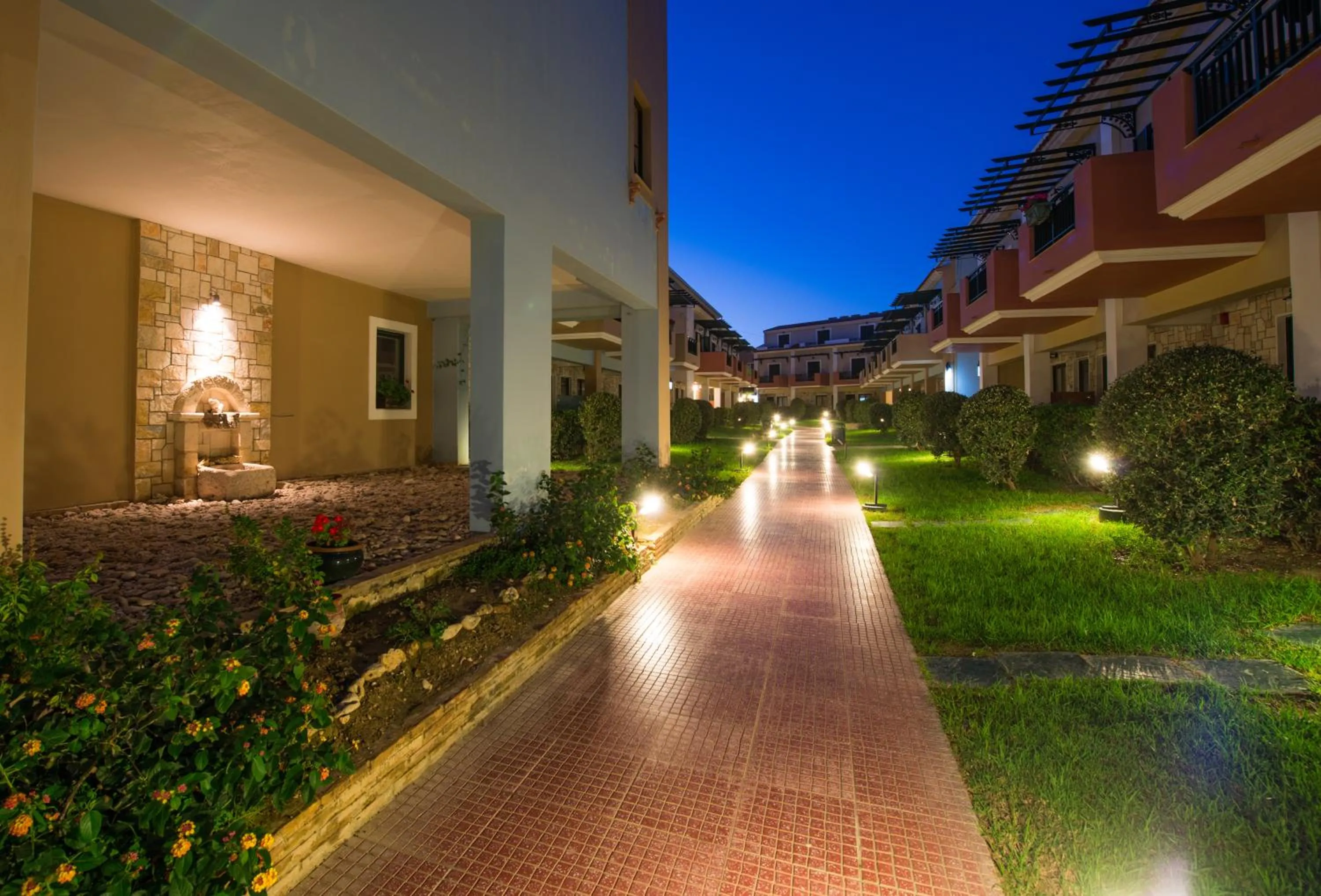 Property building in Mediterranean Beach Resort