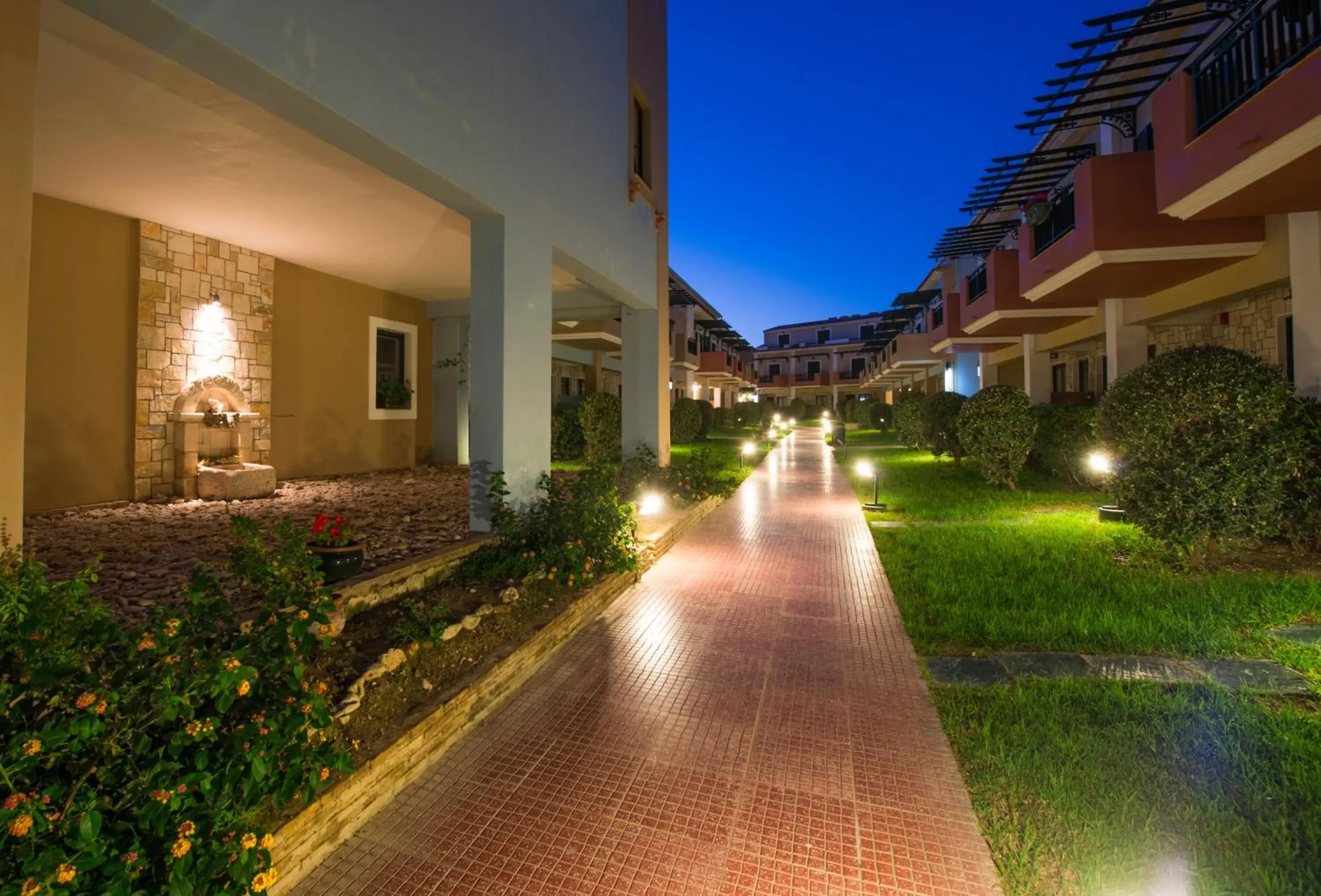 Property building in Mediterranean Beach Resort Property building in Mediterranean Beach Resort