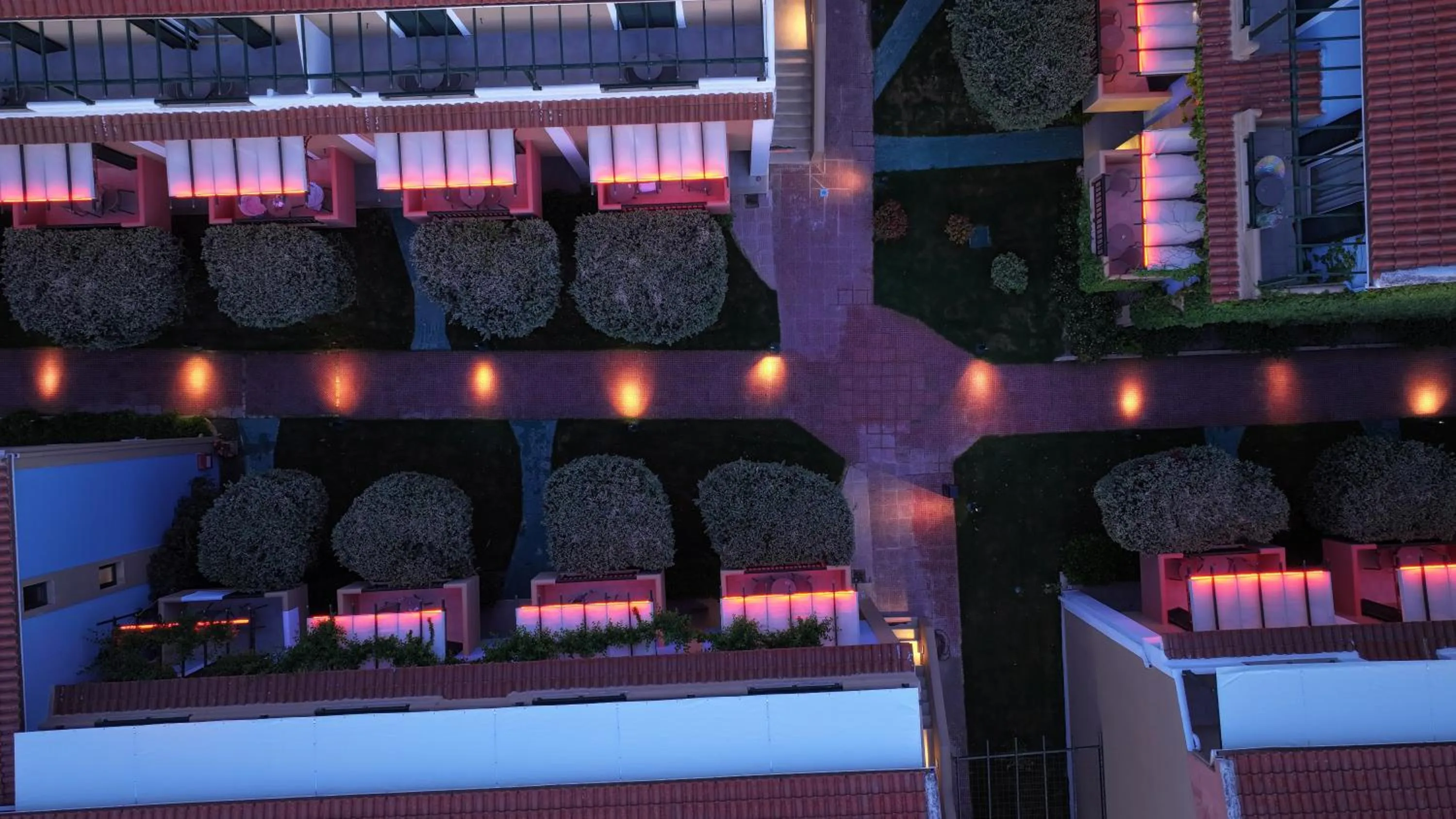 Property building in Mediterranean Beach Resort