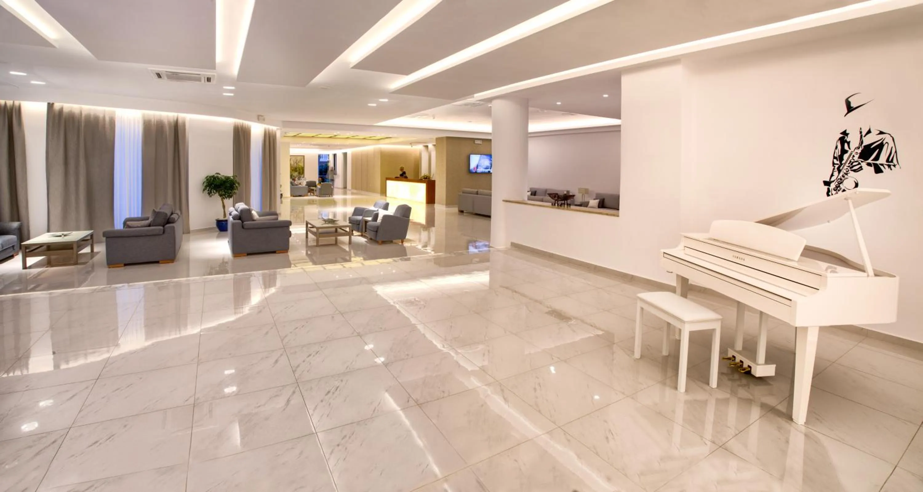 Living room in Mediterranean Beach Resort