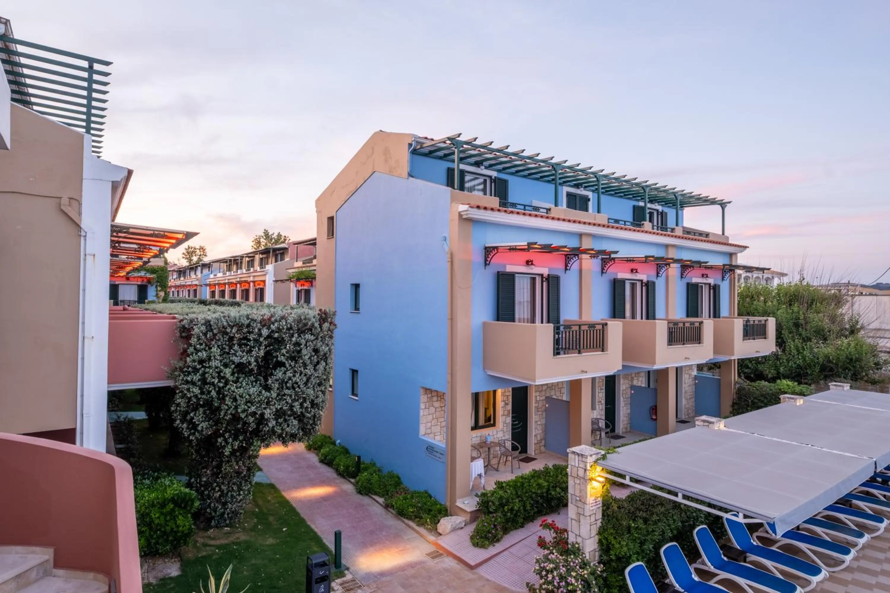 Property building in Mediterranean Beach Resort