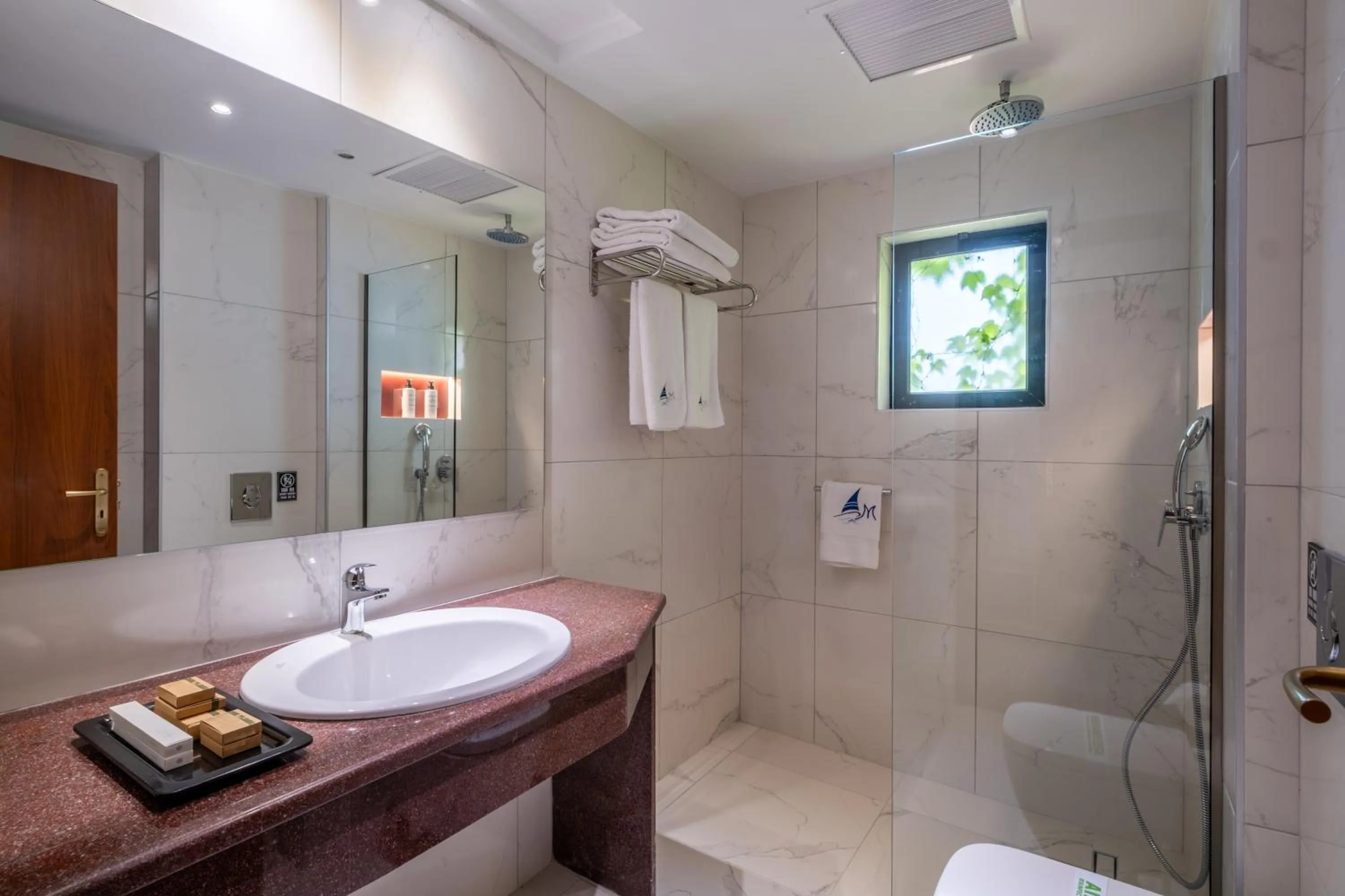 Shower in Mediterranean Beach Resort