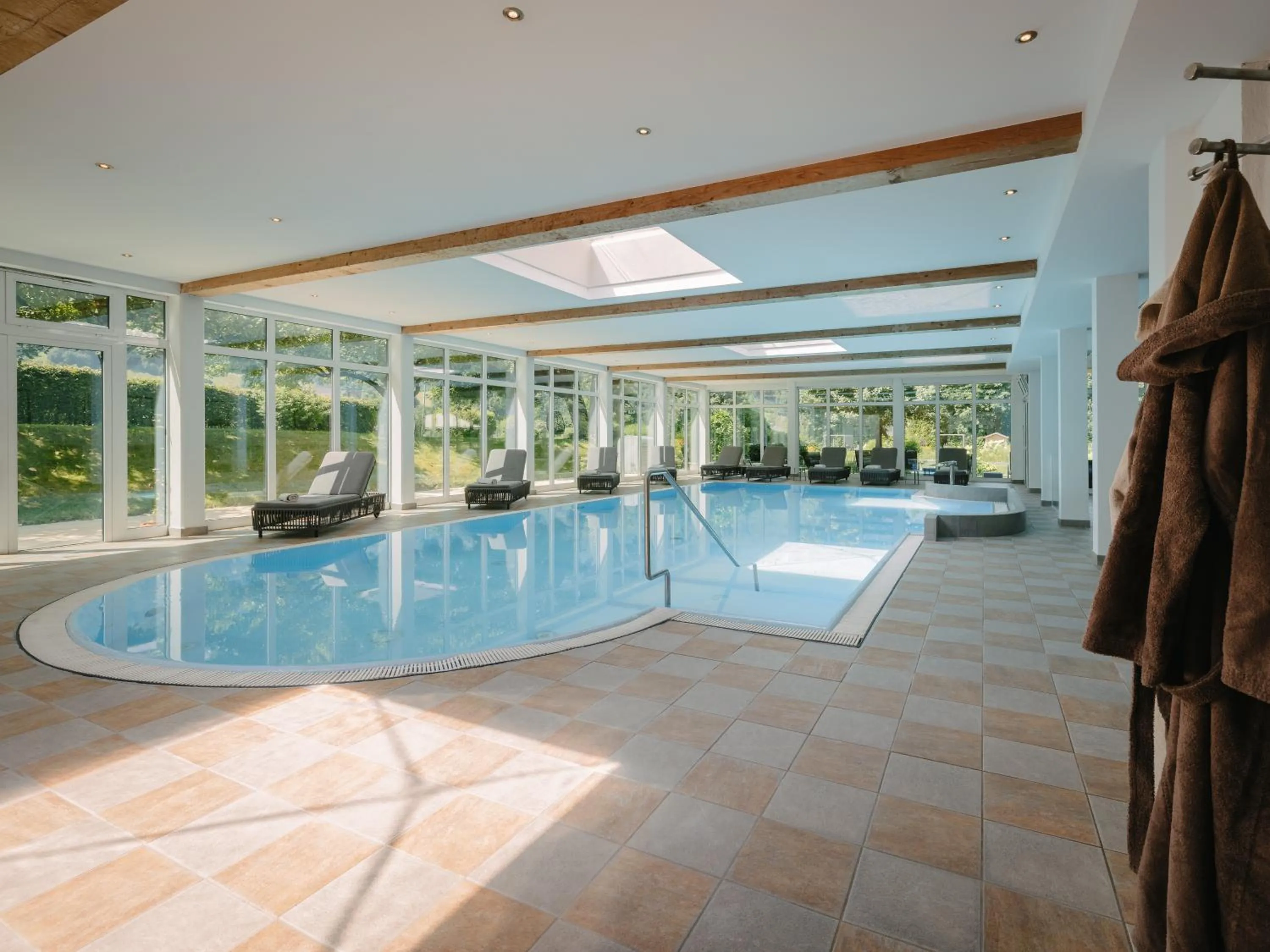 Swimming pool in Hotel Vitalquelle Montafon