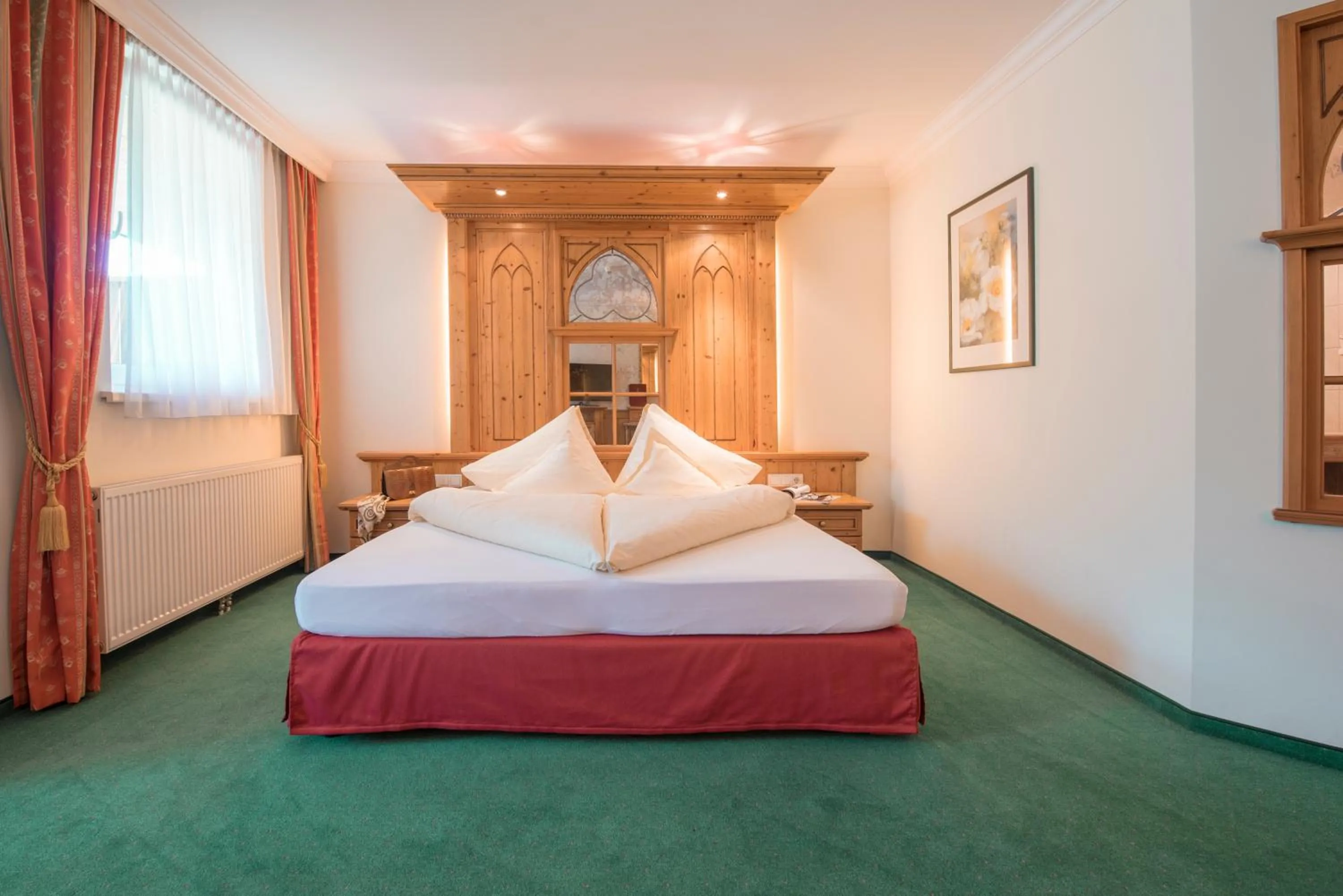 Bed in Hotel Vitalquelle Montafon