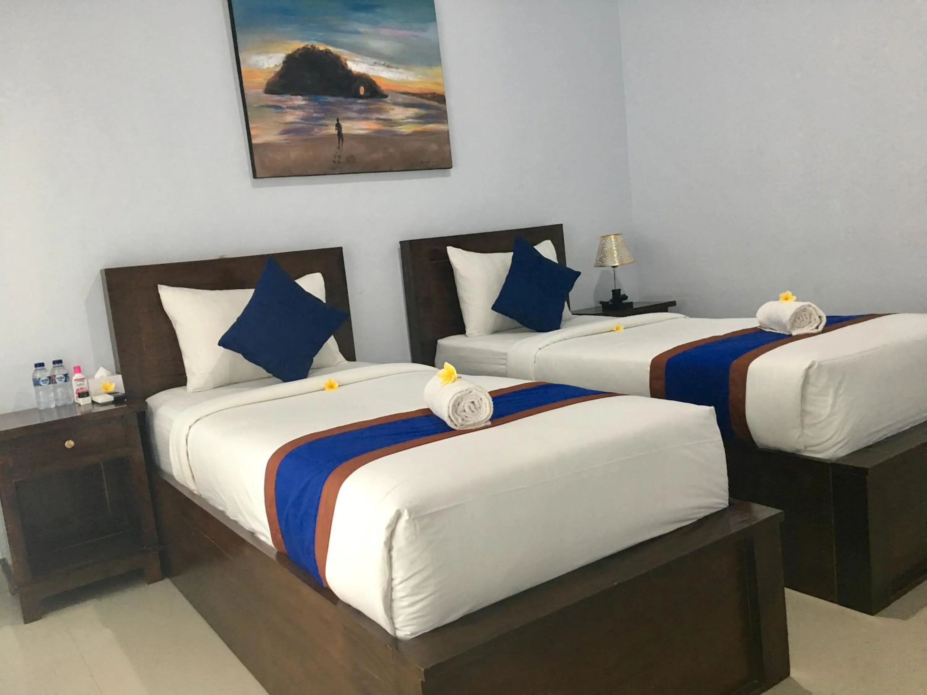 Bed in The Dagan Bungalow