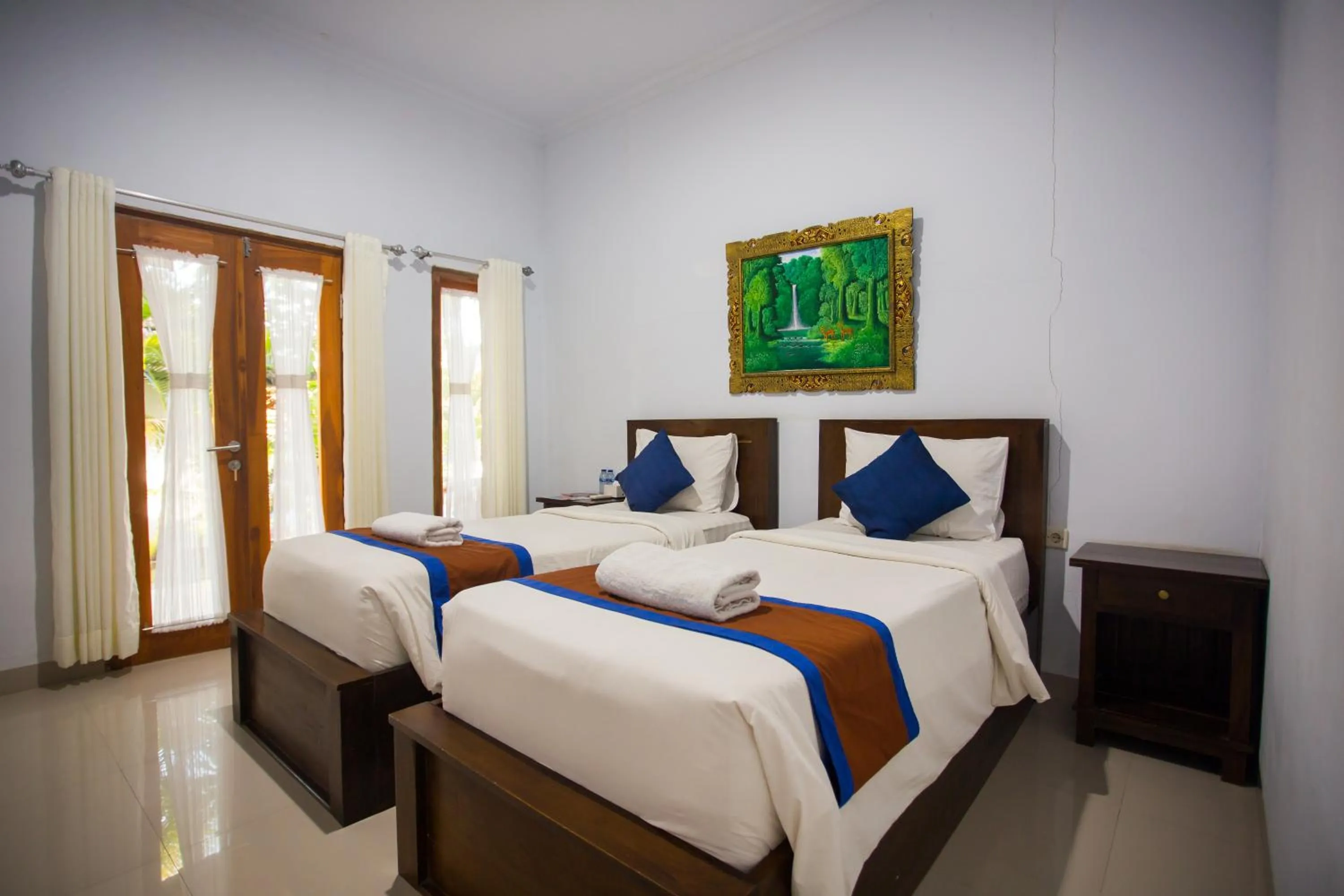 Bed in The Dagan Bungalow